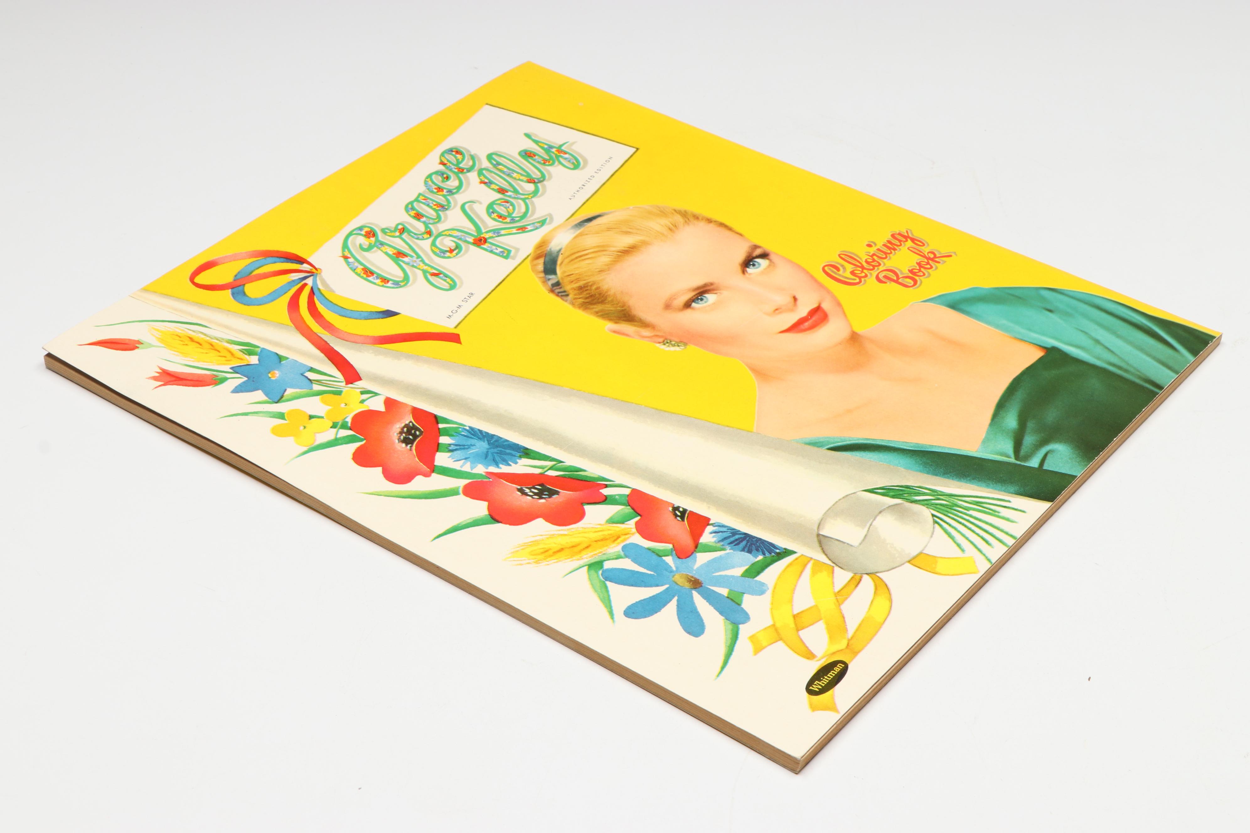Authorized Edition "Grace Kelly" Coloring Book, 1956