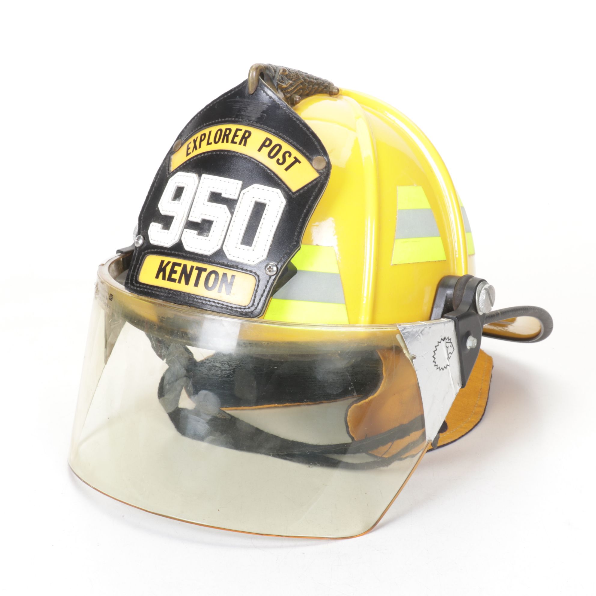 Cairns "Legend" Fire Helmet with Shield & Brass Eagle Decoration