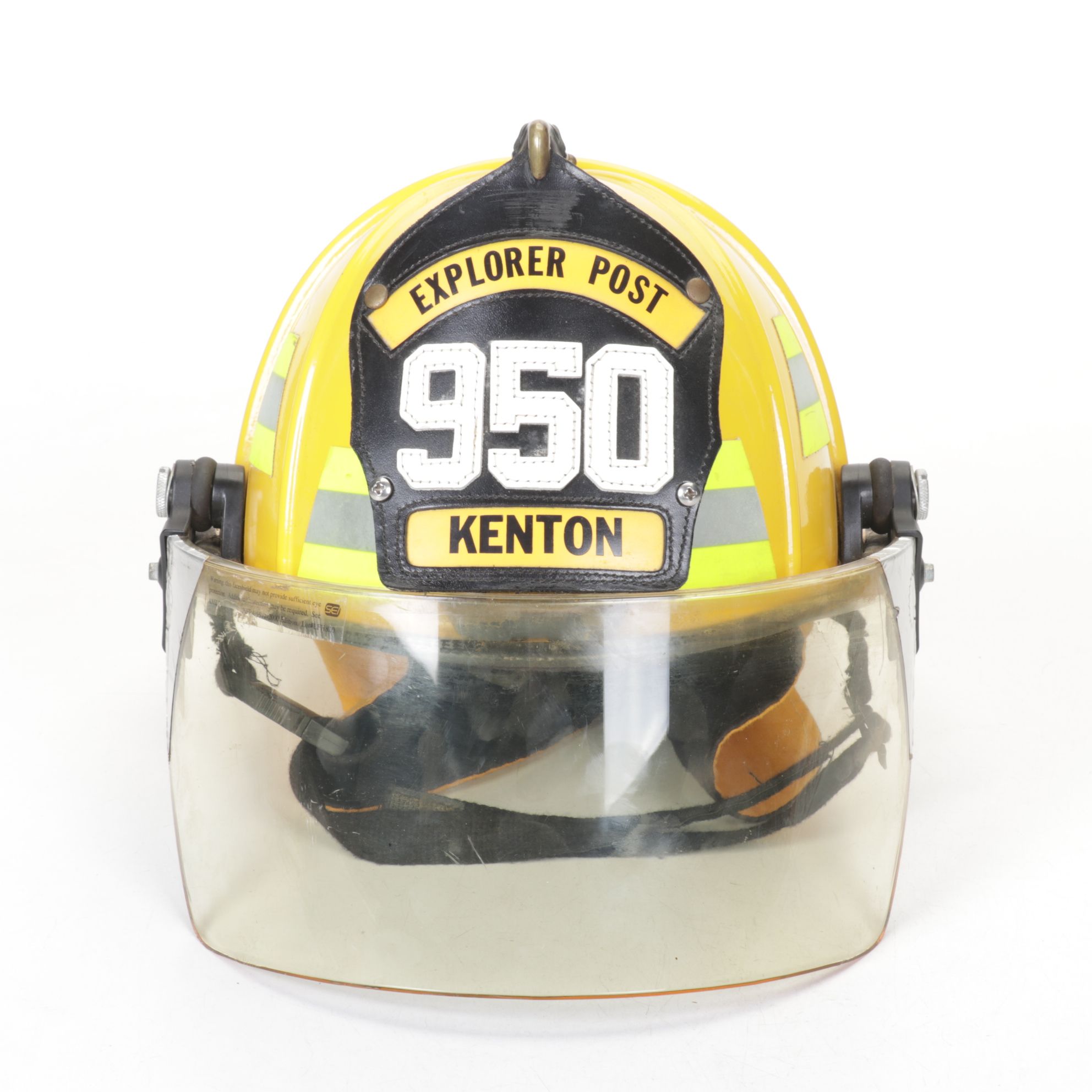 Cairns "Legend" Fire Helmet with Shield & Brass Eagle Decoration