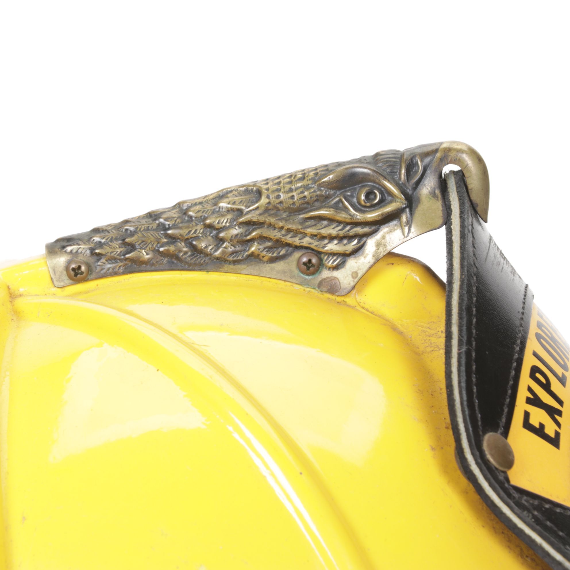 Cairns "Legend" Fire Helmet with Shield & Brass Eagle Decoration