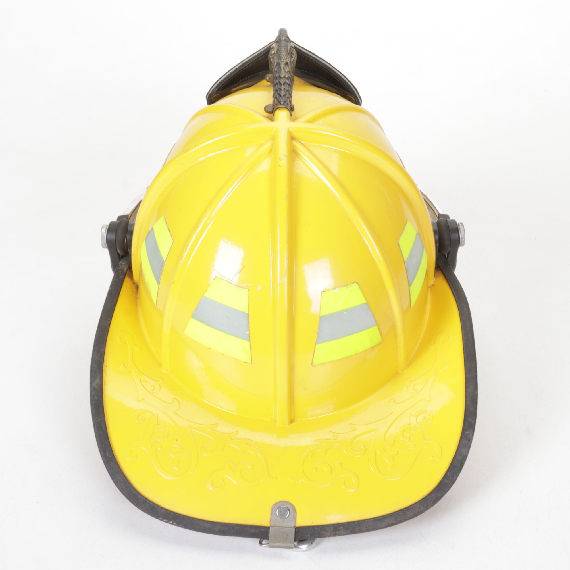 Cairns "Legend" Fire Helmet with Shield & Brass Eagle Decoration