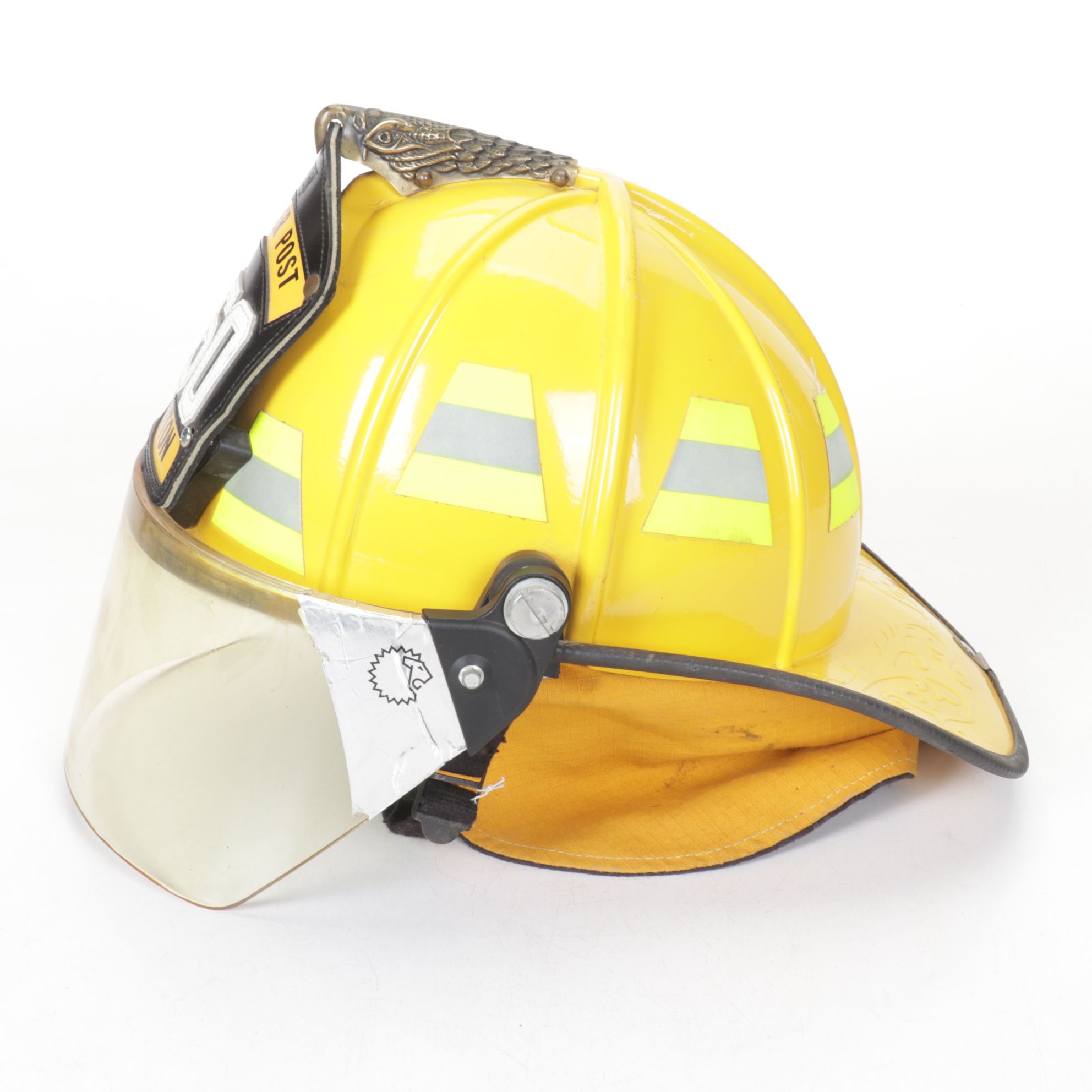 Cairns "Legend" Fire Helmet with Shield & Brass Eagle Decoration