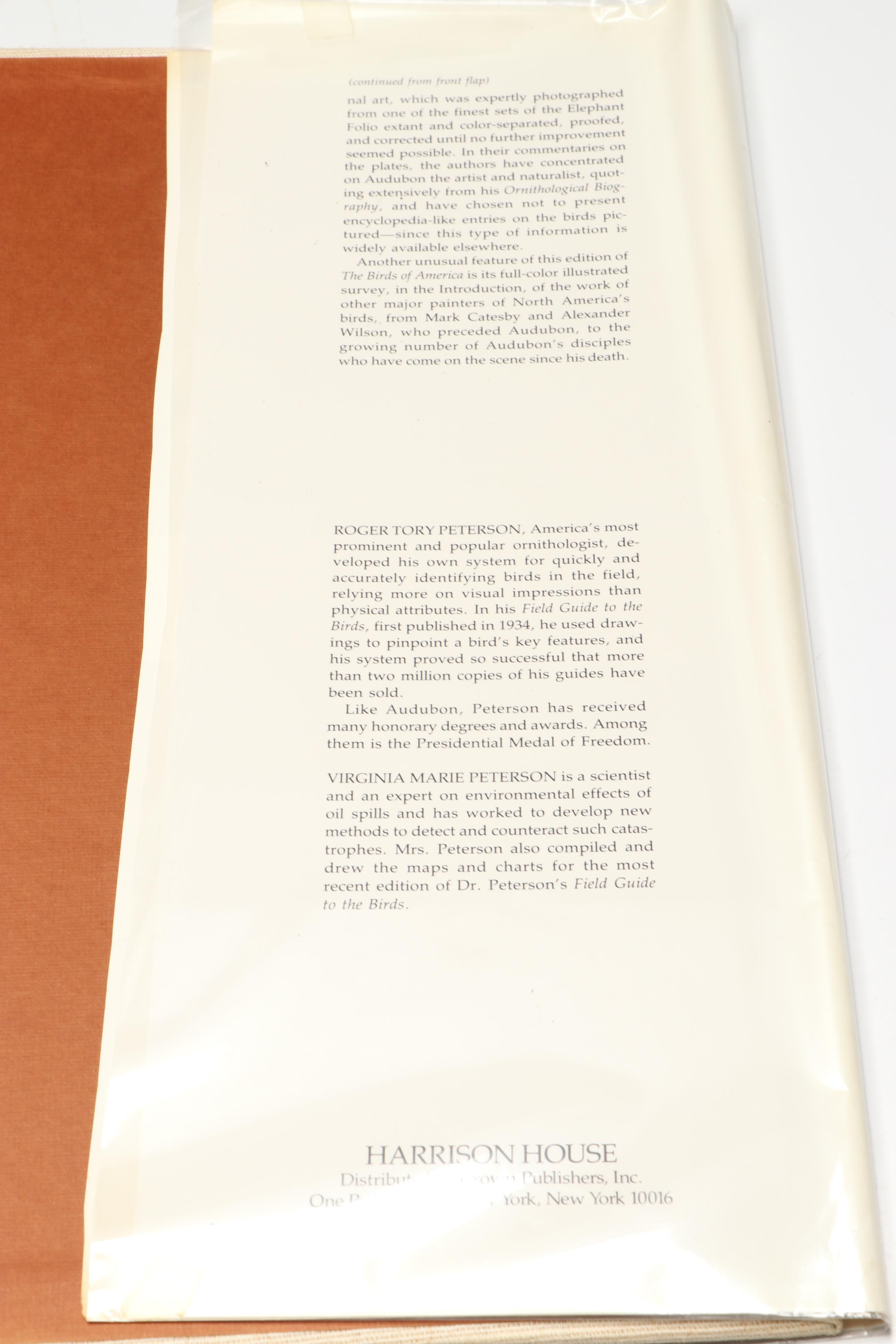 Baby Elephant Folio "Audubon's Birds of America" by the Petersons, 1985