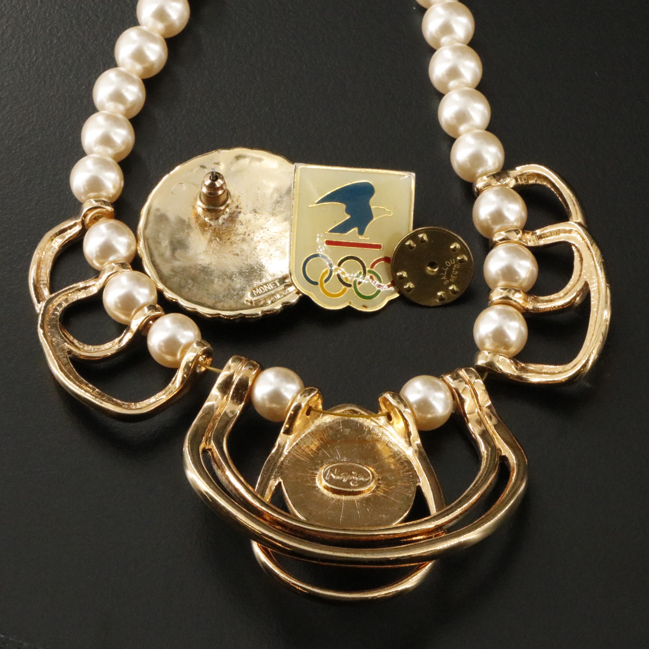 Vintage Costume Jewelry Collection Featuring Sterling