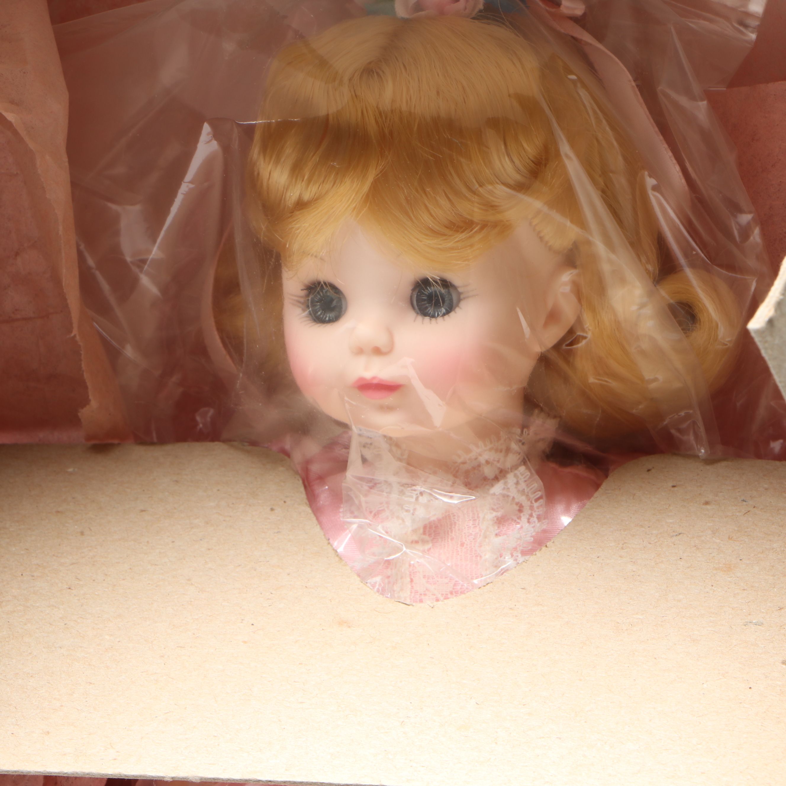 Effanbee "Caroline" with Madame Alexander Paper Dolls and "Rosey" Doll