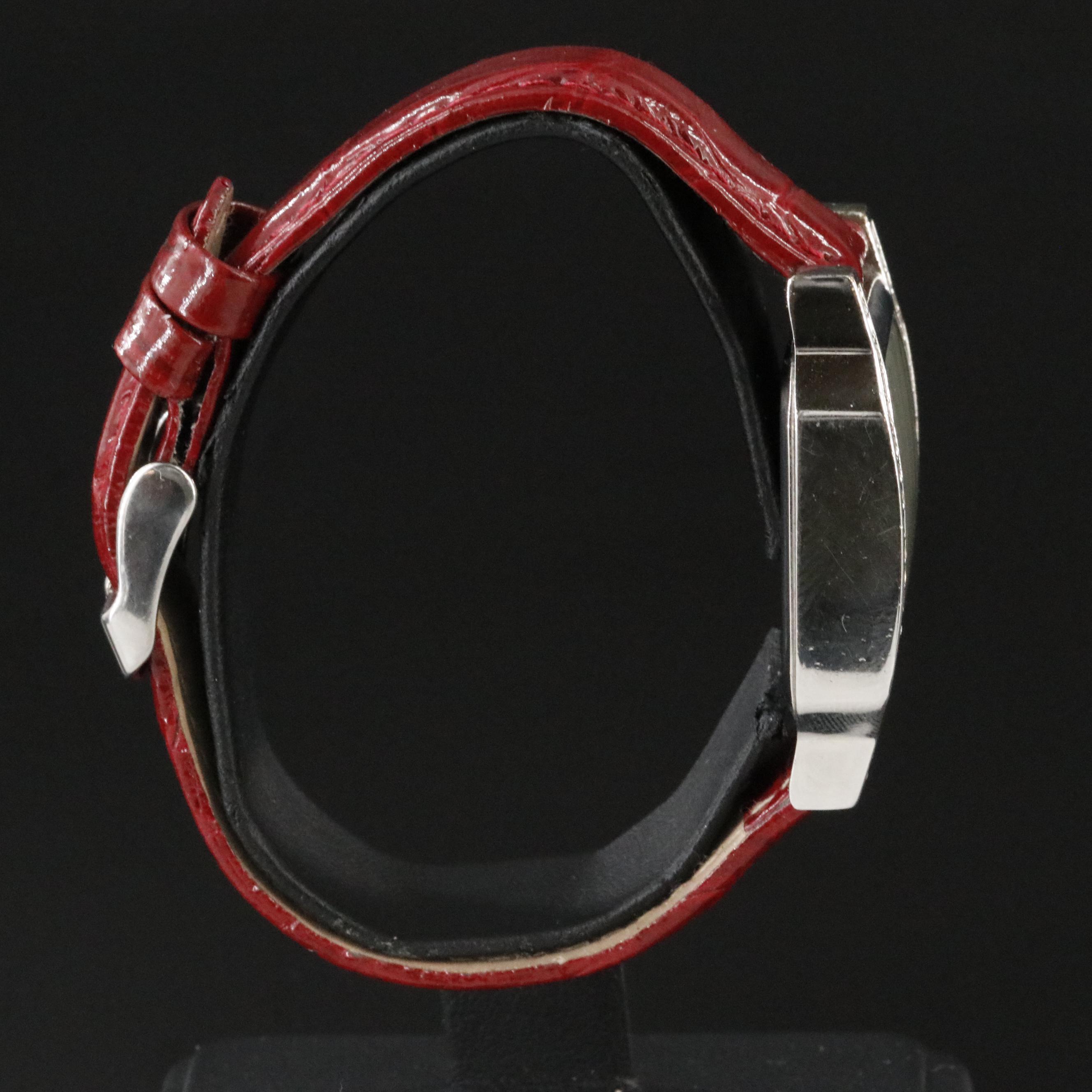 Lucien Piccard Dufonte Mother-of-Pearl Dial and Swarovski Crystal Watch