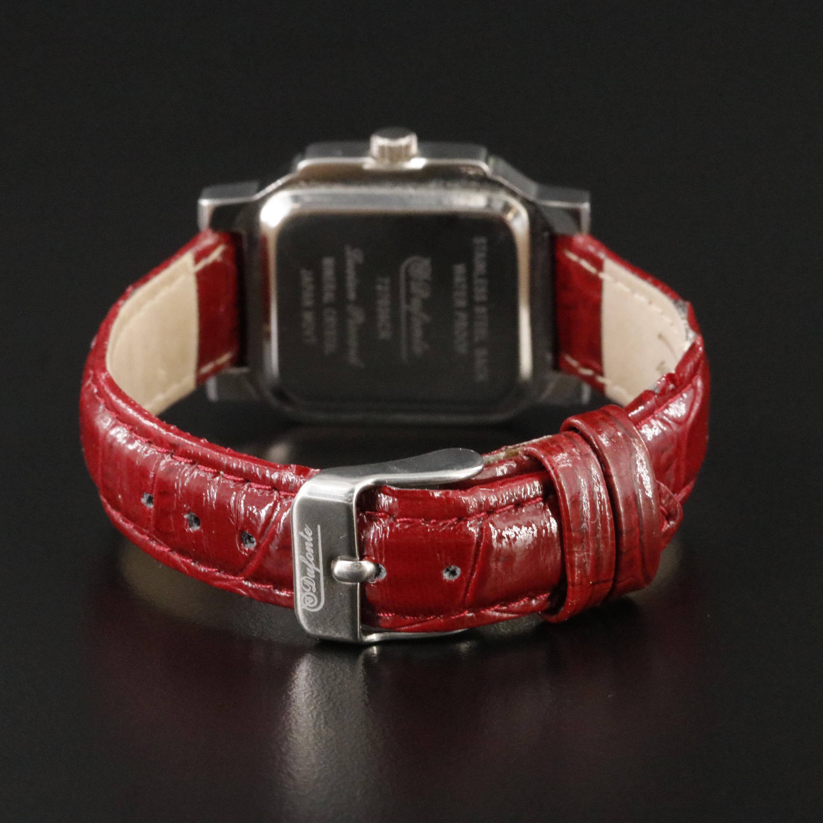 Lucien Piccard Dufonte Mother-of-Pearl Dial and Swarovski Crystal Watch