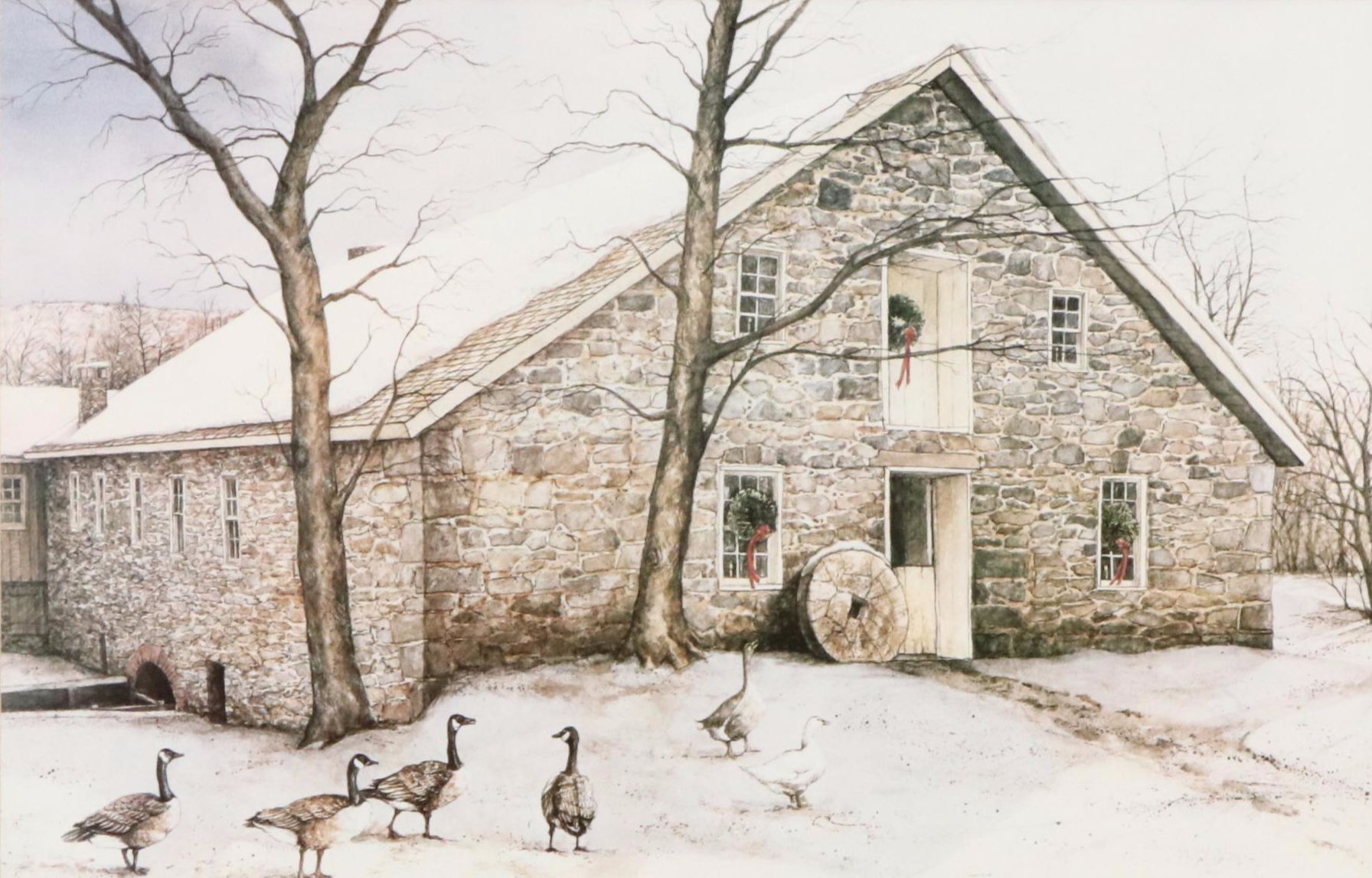 Offset Lithograph After Dan Campanelli "The Daily Beggars"