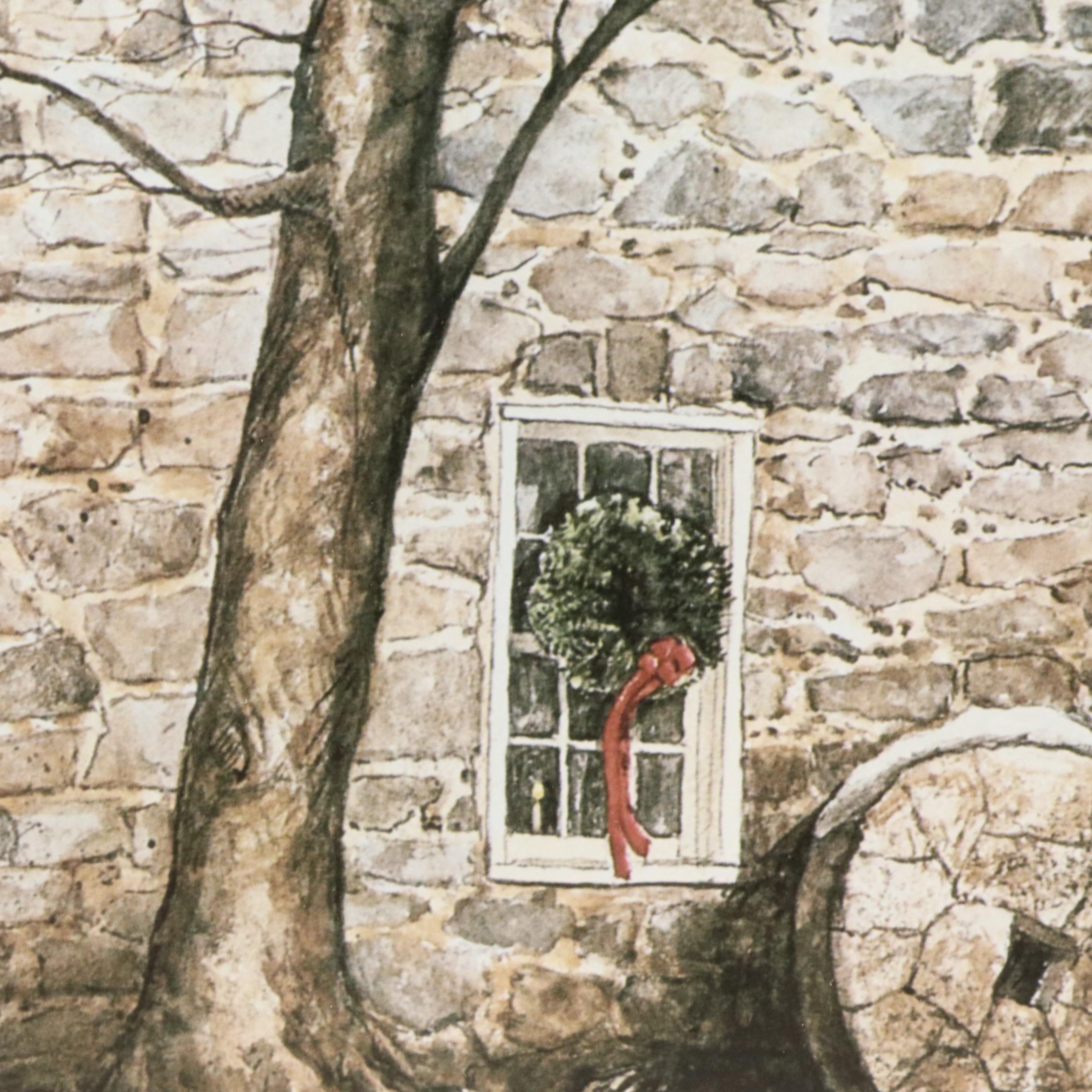 Offset Lithograph After Dan Campanelli "The Daily Beggars"