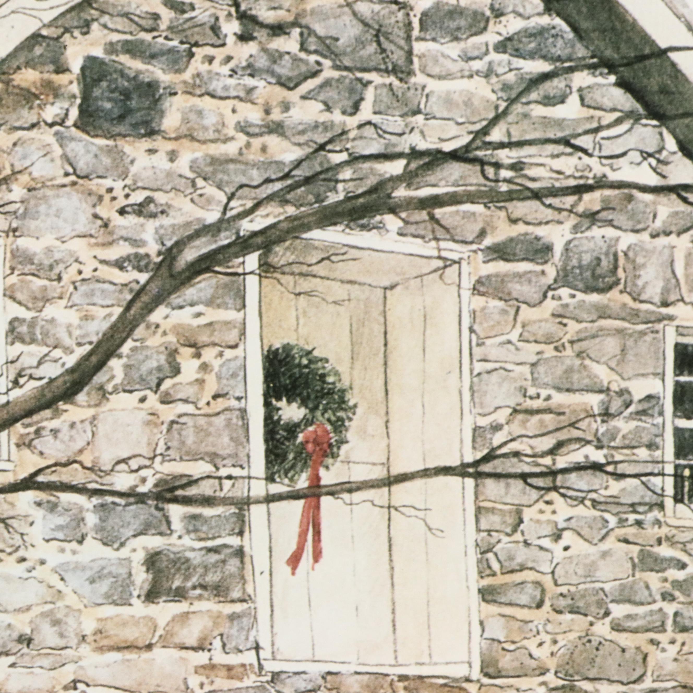 Offset Lithograph After Dan Campanelli "The Daily Beggars"