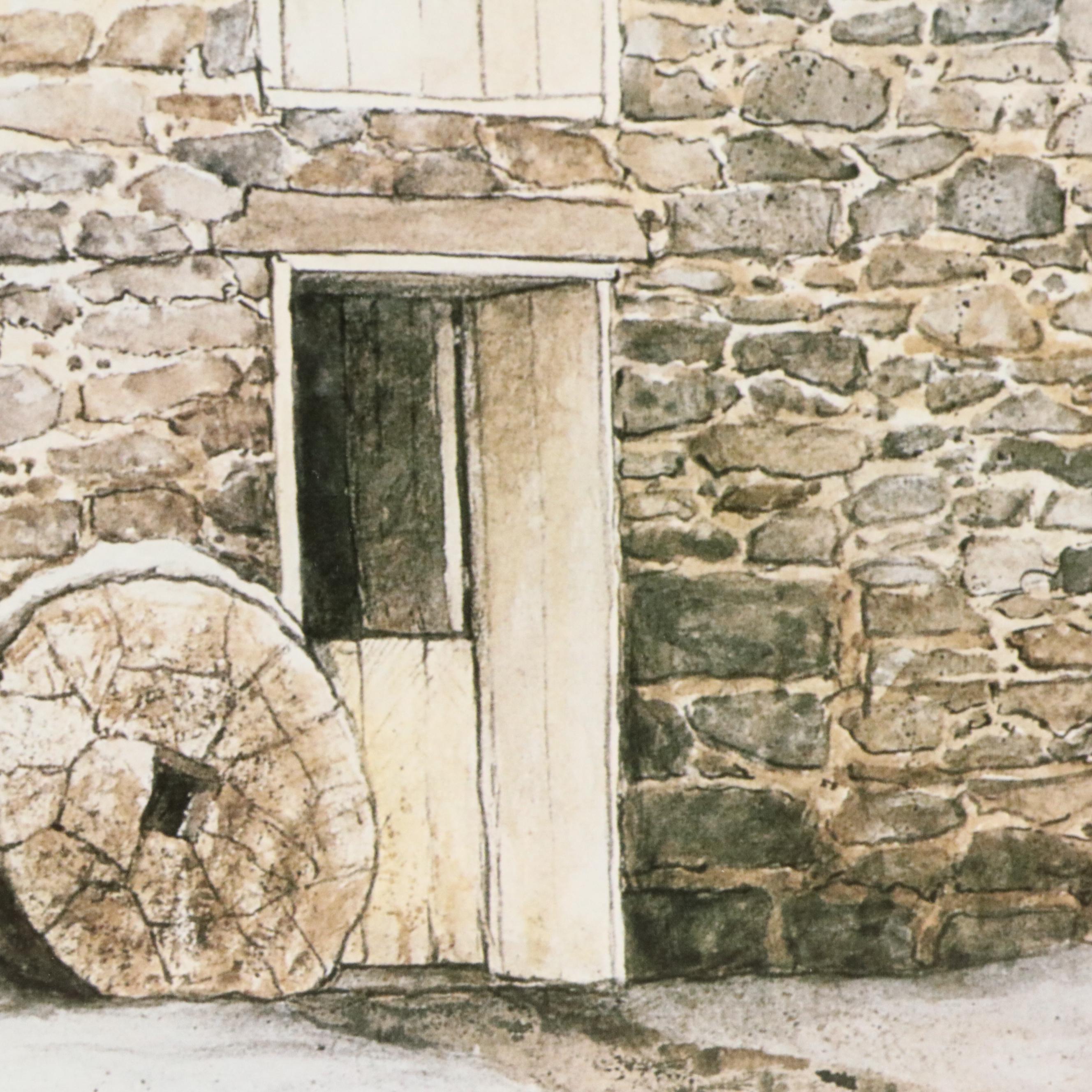 Offset Lithograph After Dan Campanelli "The Daily Beggars"