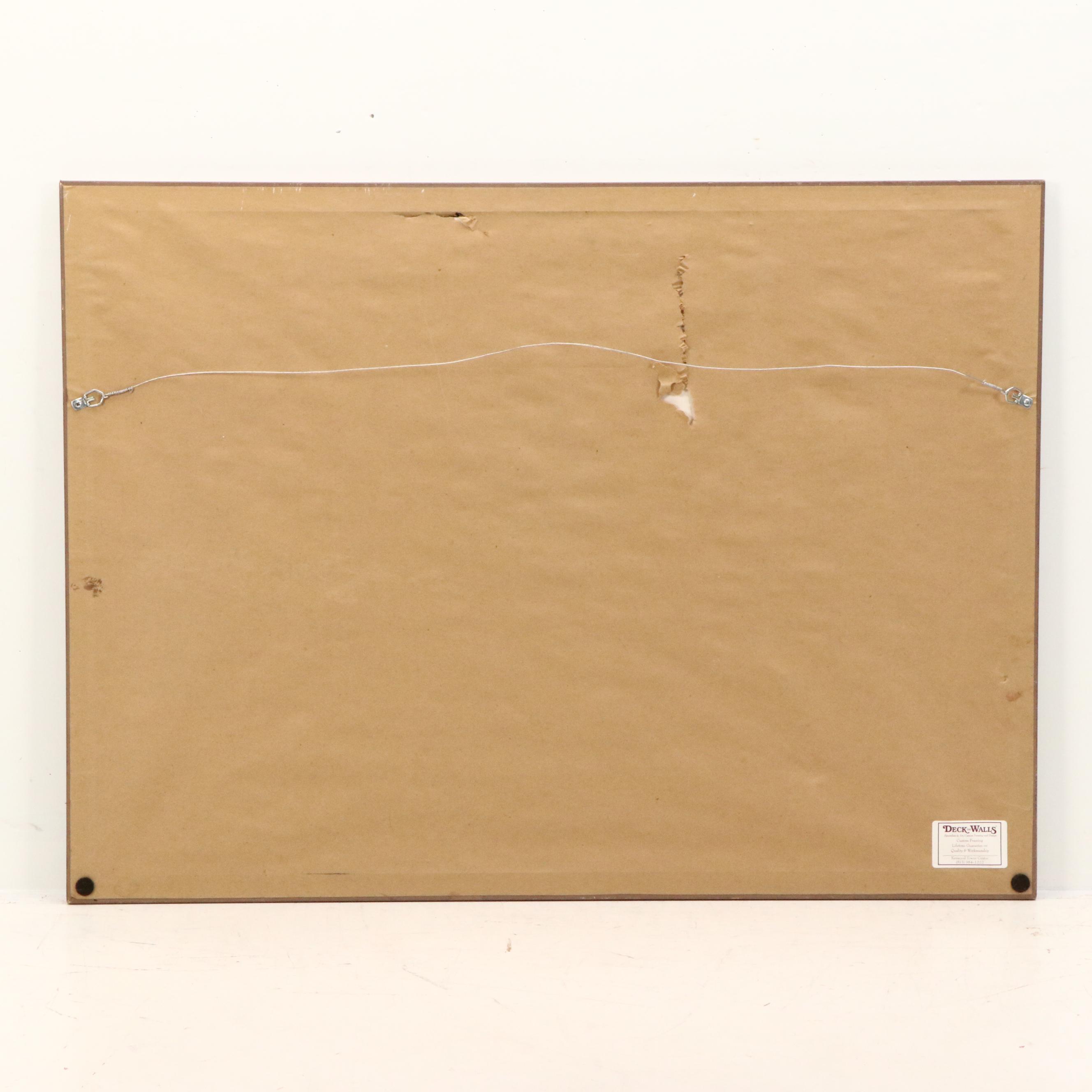 Offset Lithograph After Dan Campanelli "The Daily Beggars"