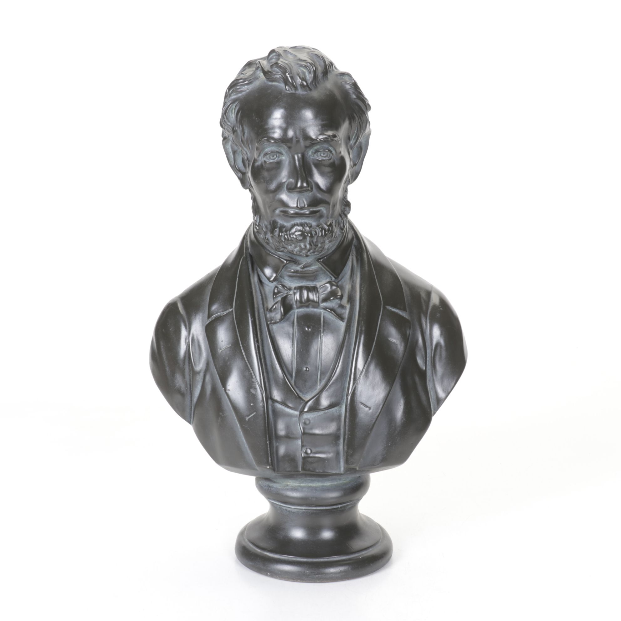Bronze Tone Reproduction Bust of Abraham Lincoln by Esco Products