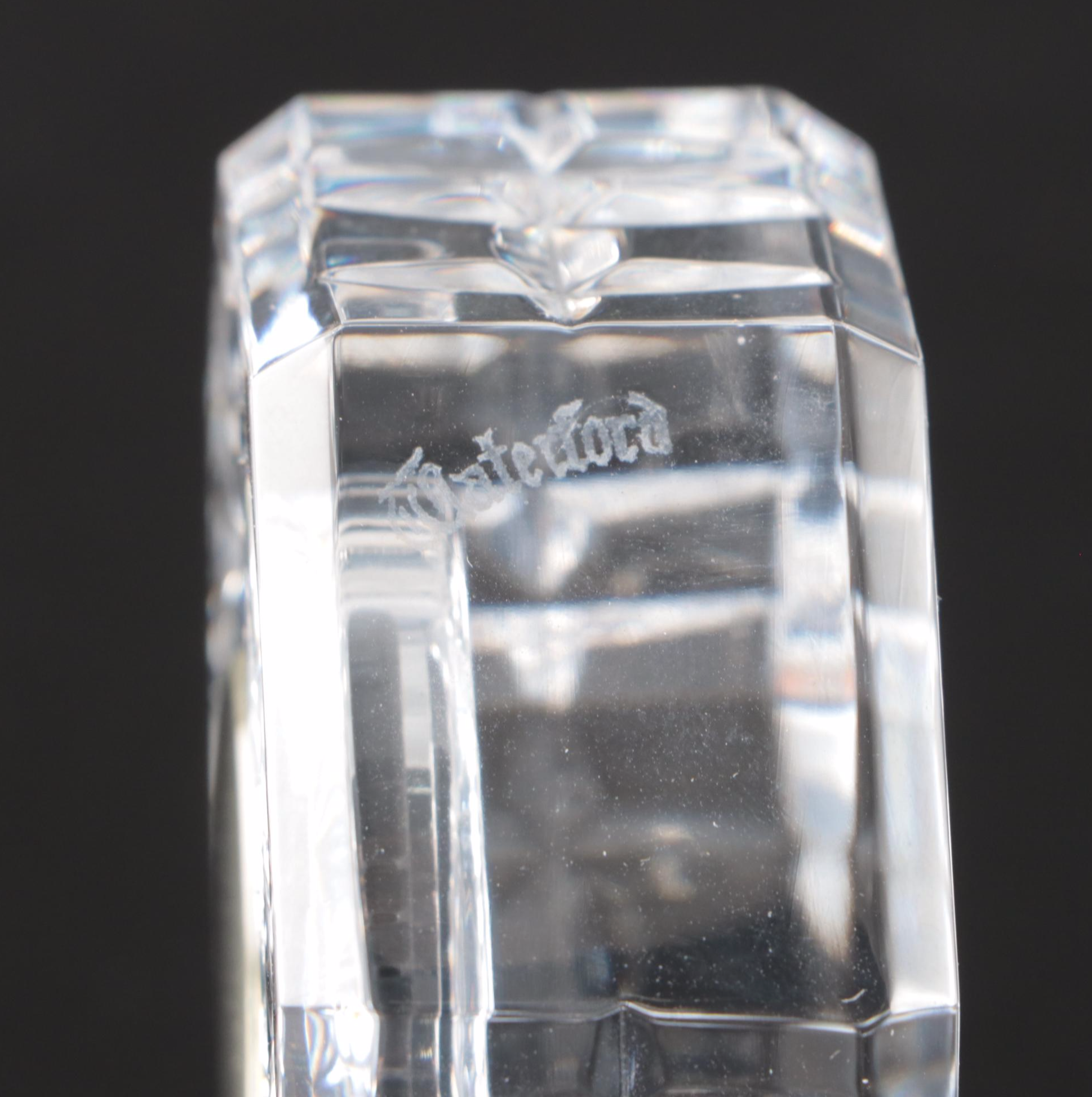 Waterford Crystal Desk Clocks