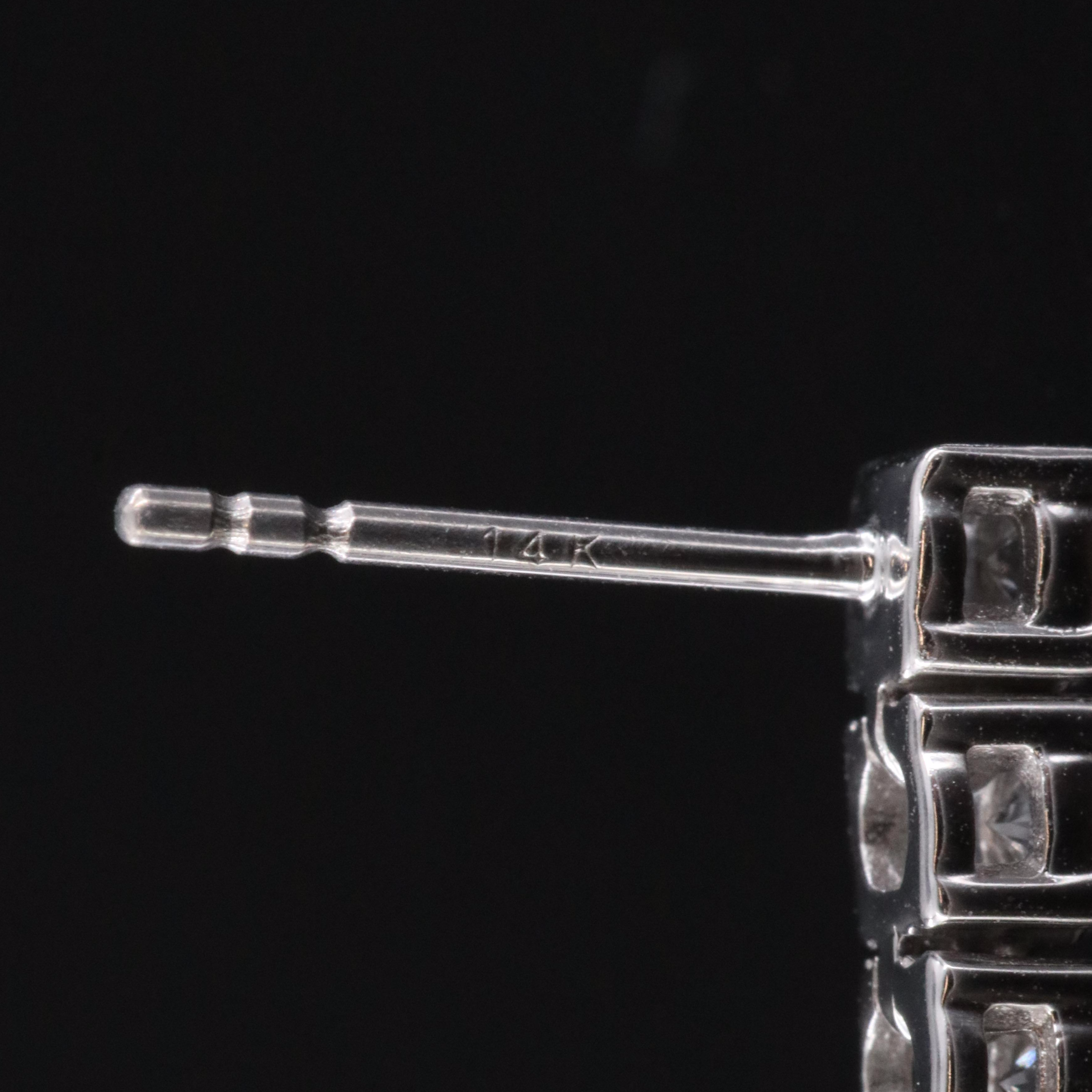 14K 2.00 CTW Lab Grown Diamond Earrings