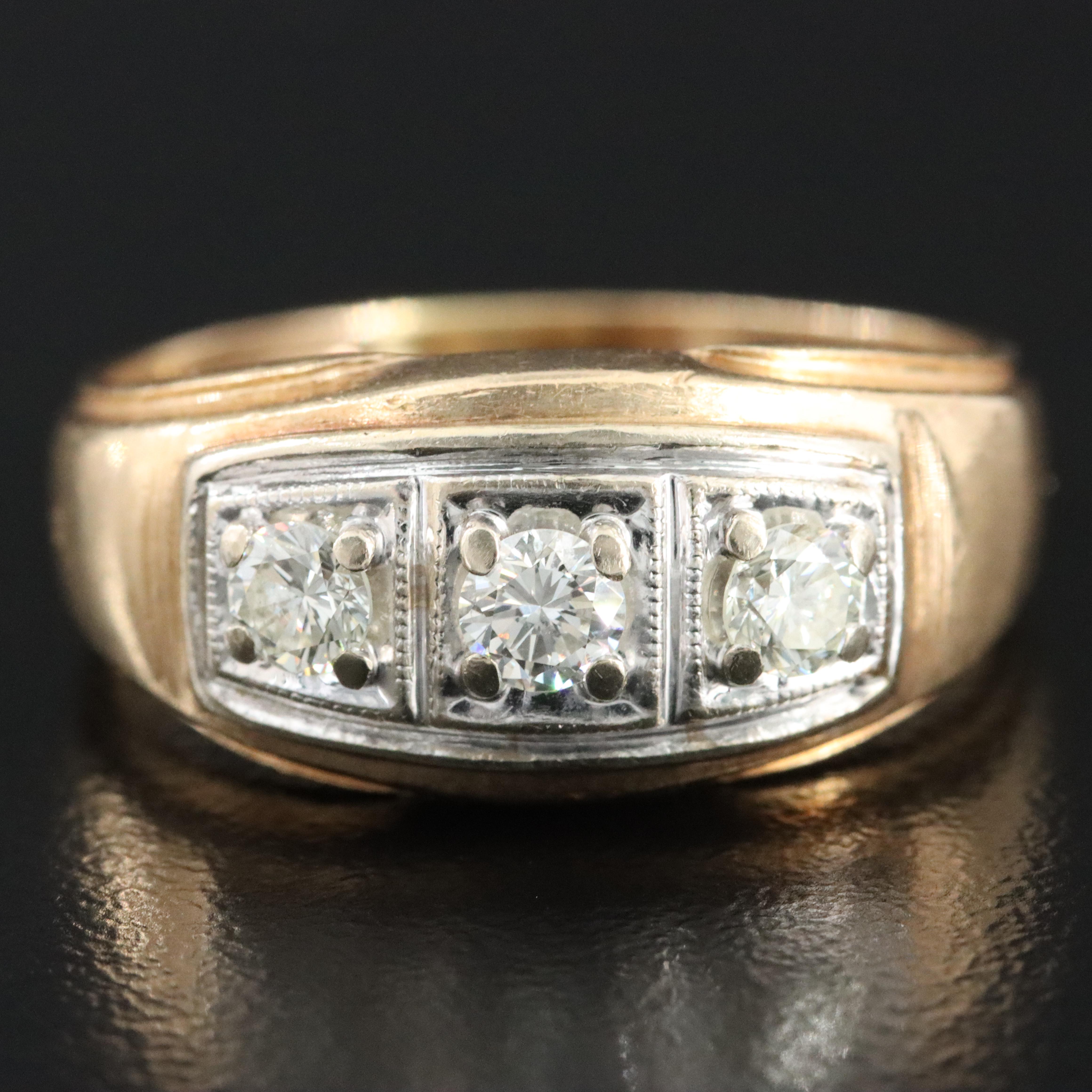 14K 0.50 CTW Diamond Ring