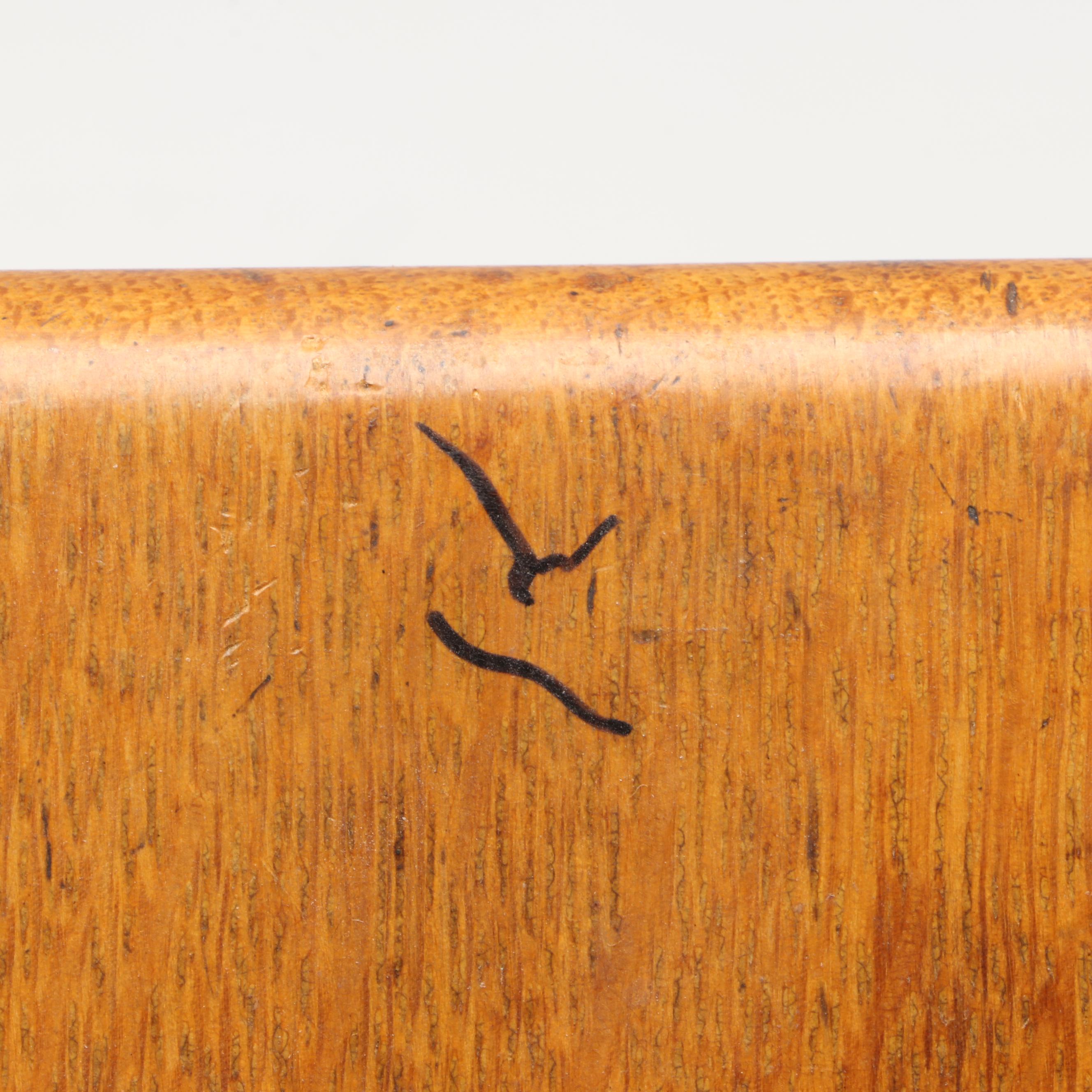 Continental Oak and Brass Antique Stationary Box