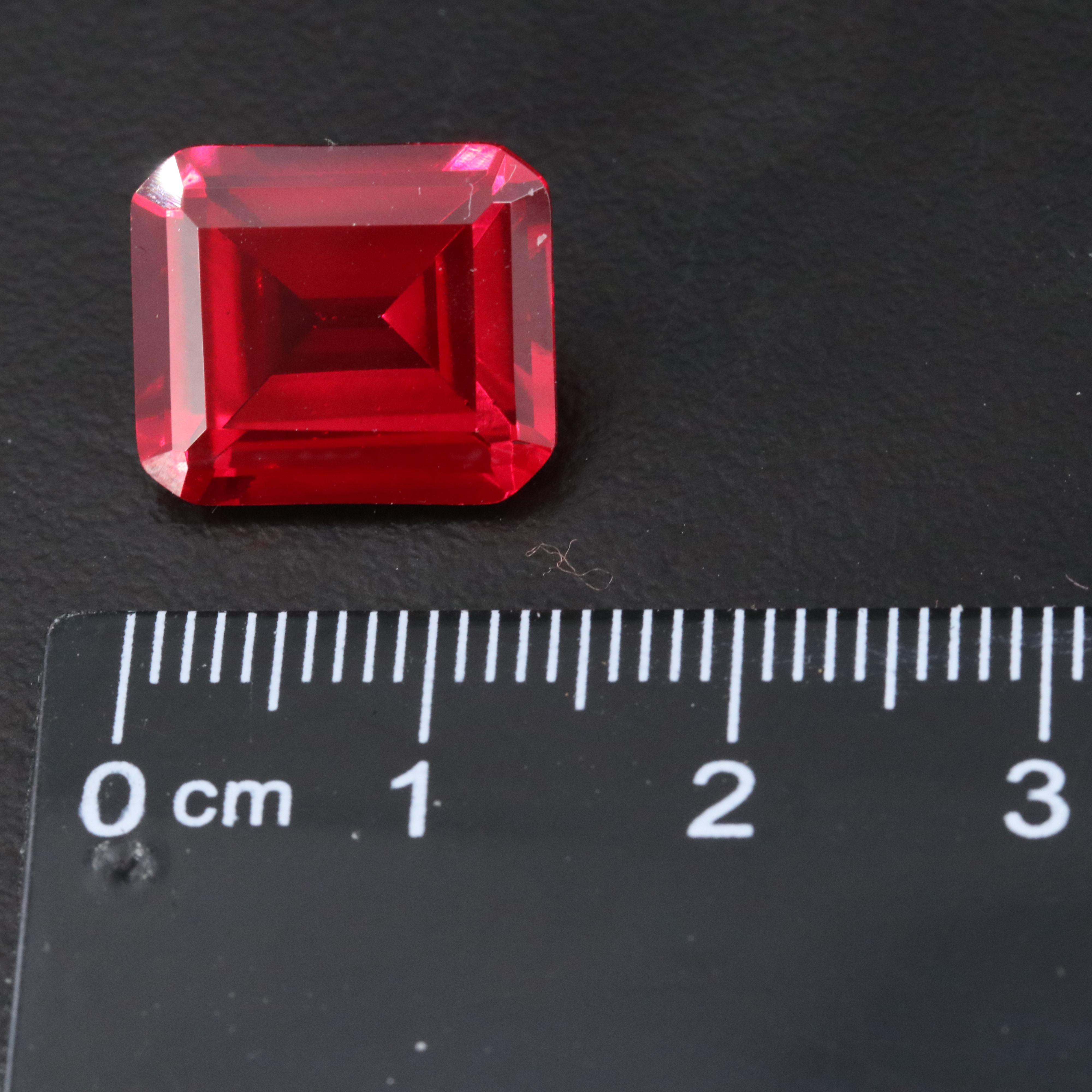 Loose 11.40 CT Lab Grown Ruby