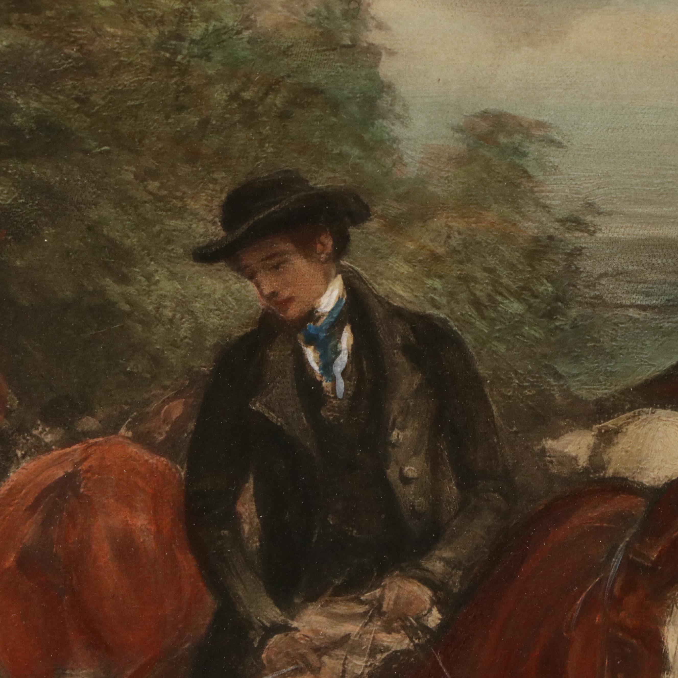 Hand-Colored Lithograph After Heywood Hardy "The Last Chance," 1902