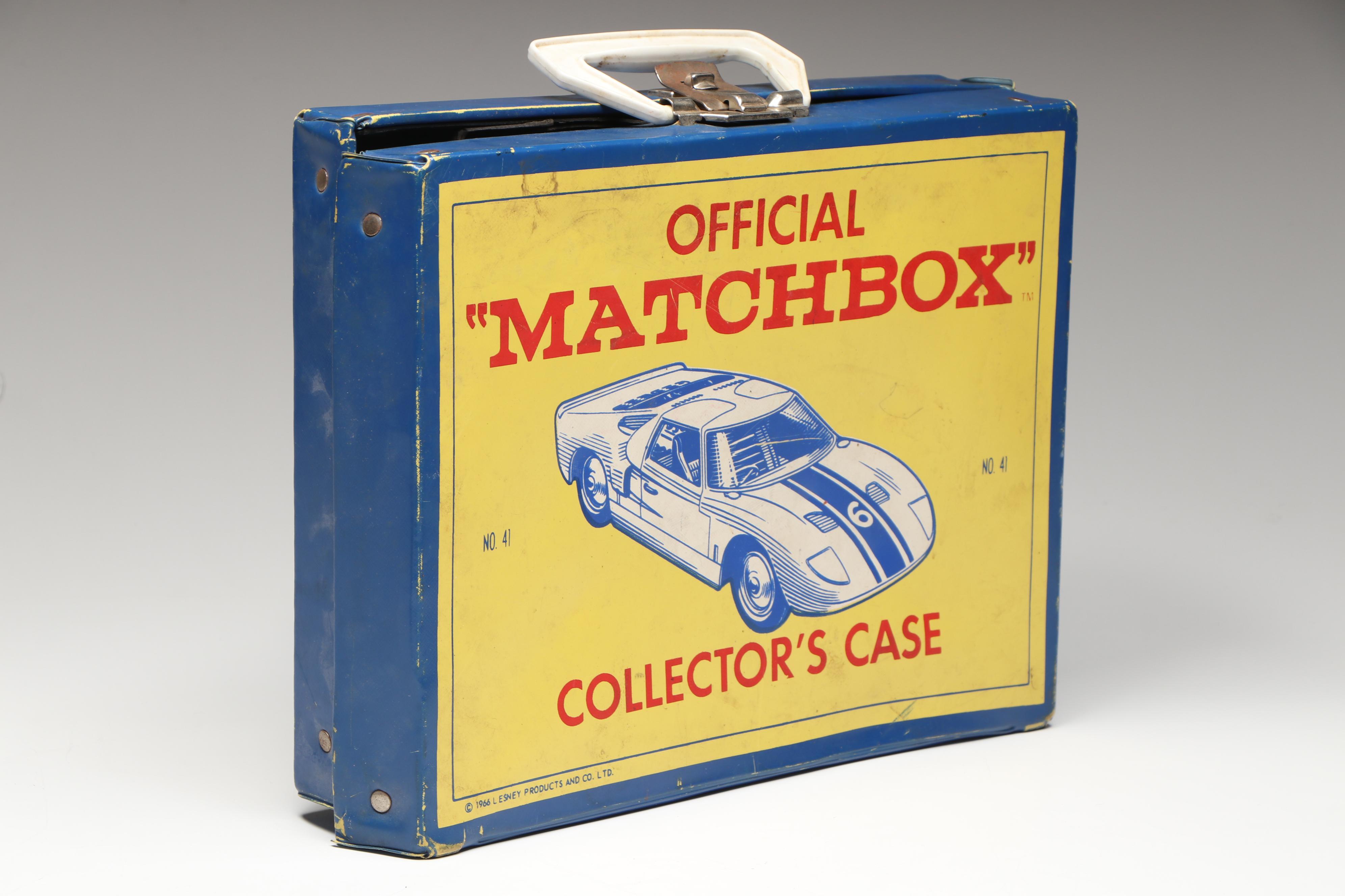 Linemar Fire Engine and Wyandotte Ambulance with Matchbox and Hot Wheels Cars