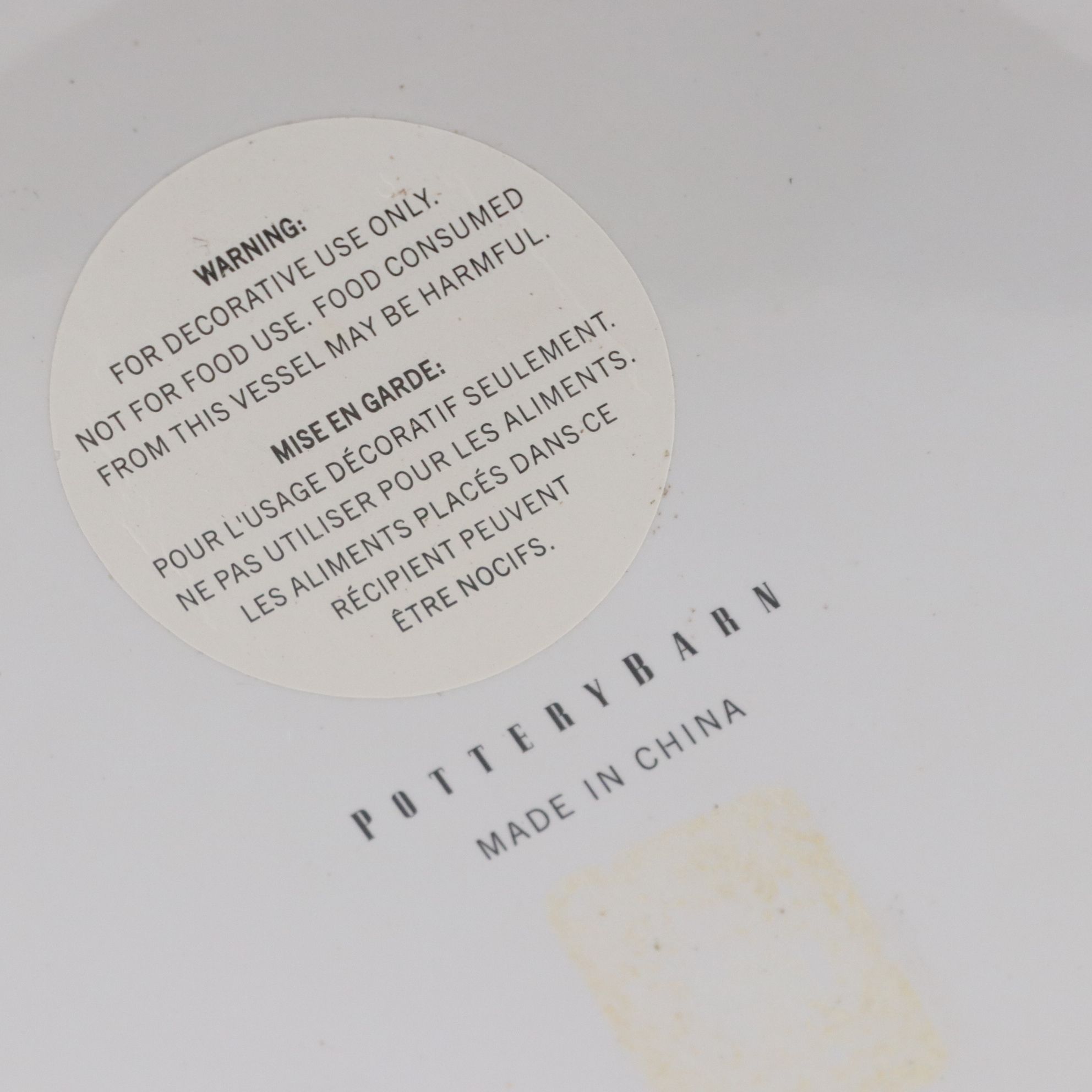 Pottery Barn Brown and White Quatrefoil Lattice Ginger Jars