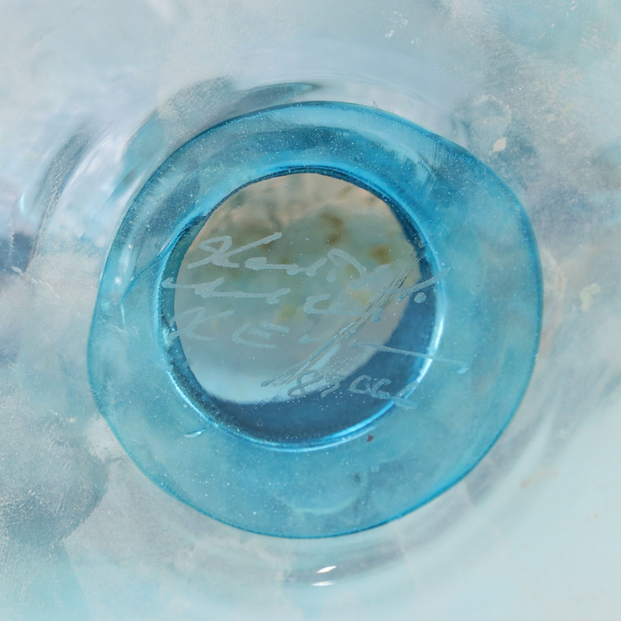 Kjell Engman for Kosta Boda "Bon Bon" Art Glass Pitchers, 1989