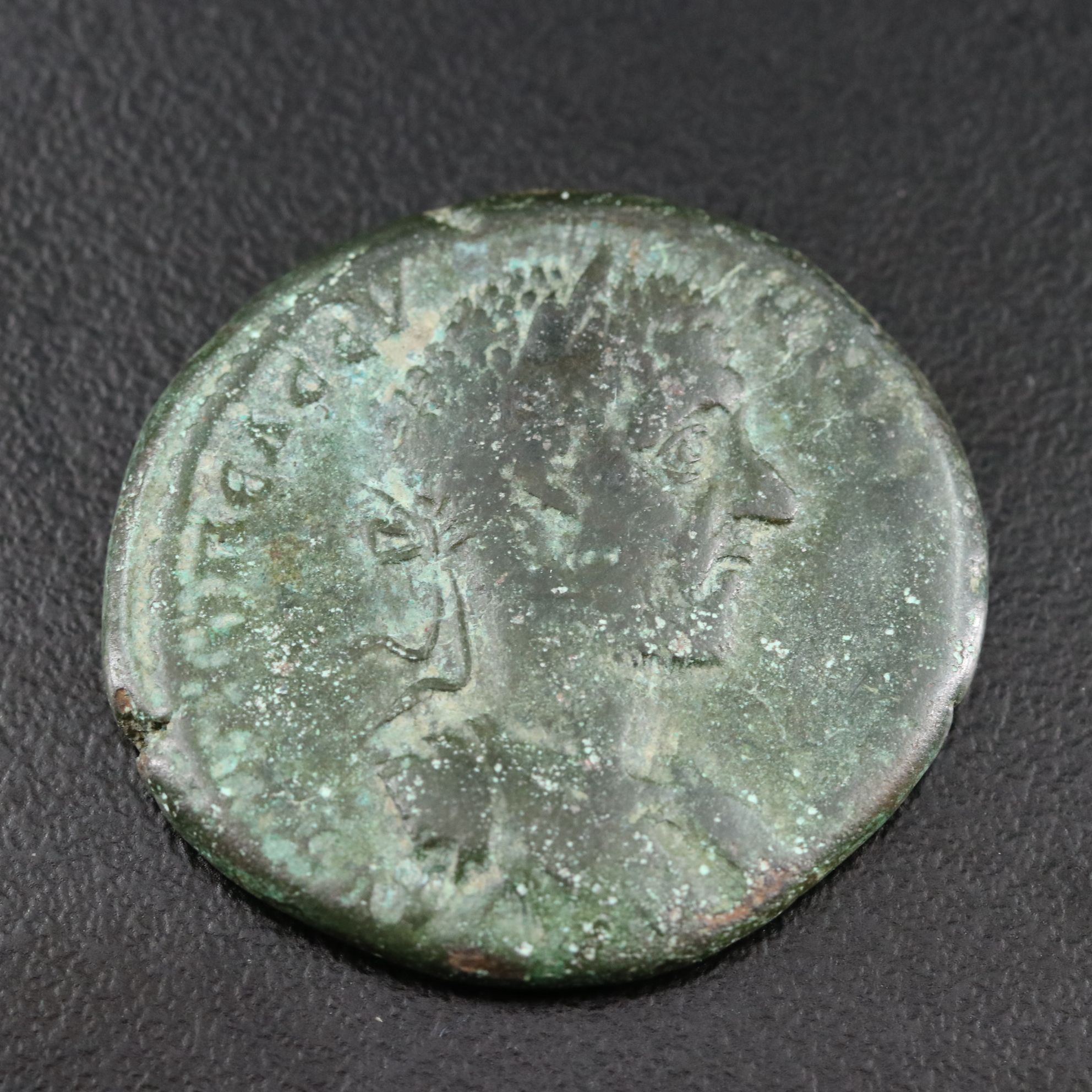 Ancient Roman Provincial Æ27 Coin of Macrinus, ca. 218 A.D.