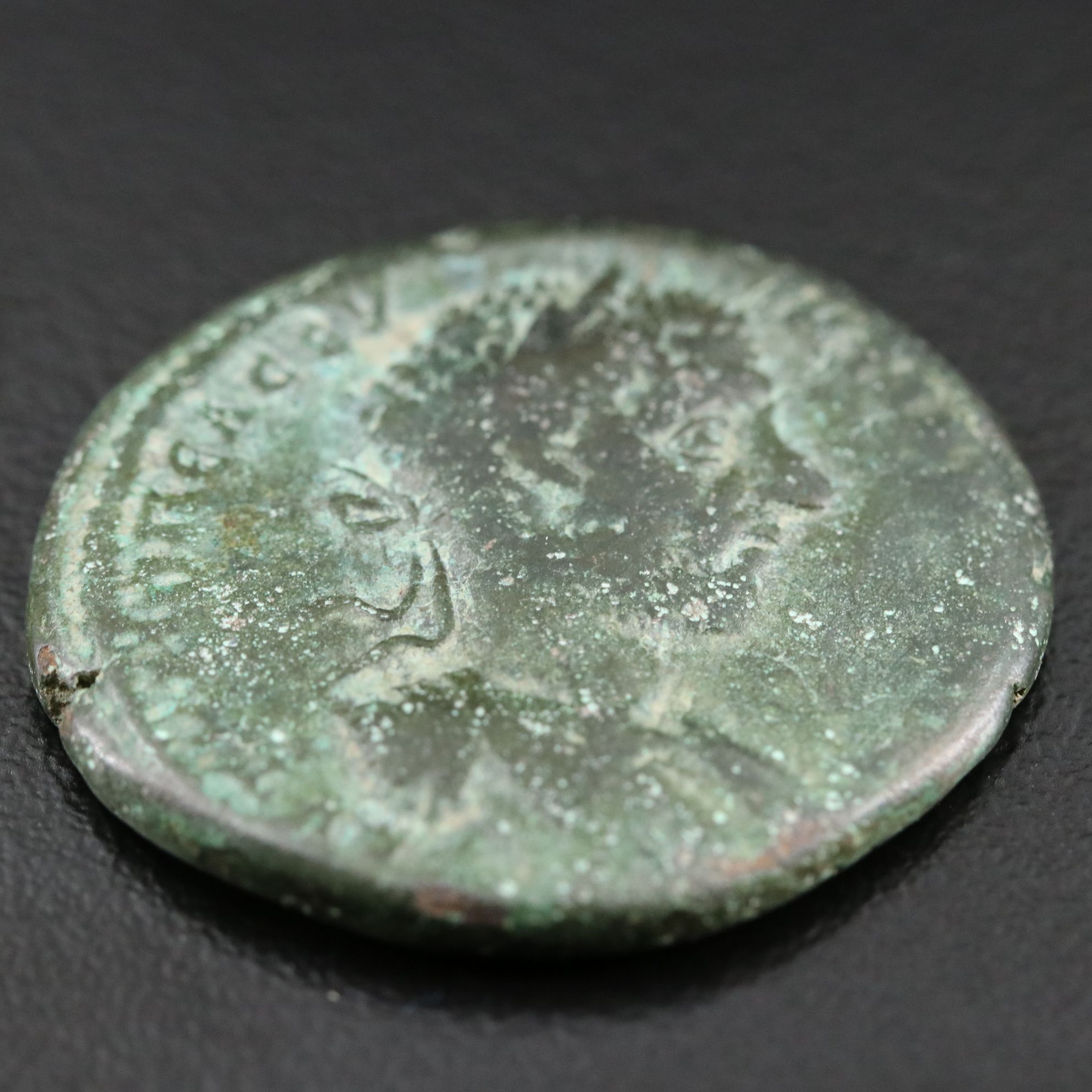 Ancient Roman Provincial Æ27 Coin of Macrinus, ca. 218 A.D.