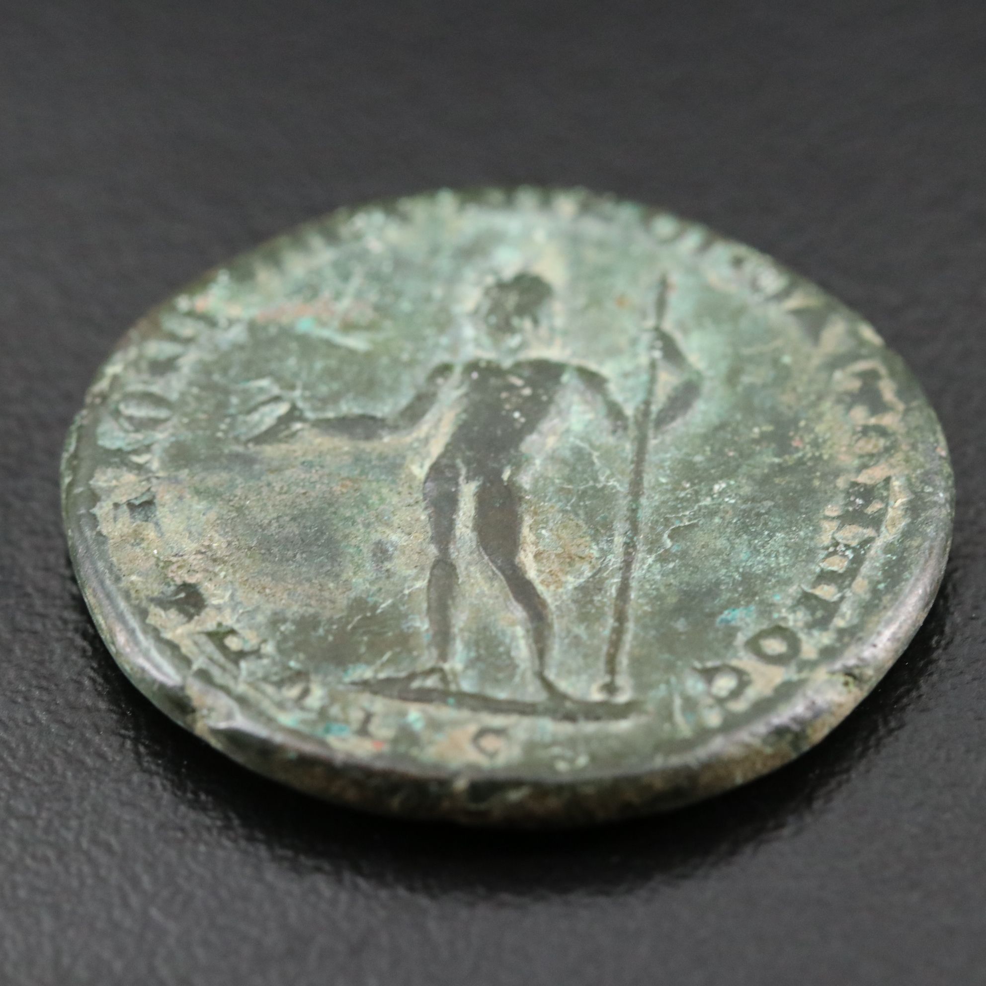 Ancient Roman Provincial Æ27 Coin of Macrinus, ca. 218 A.D.