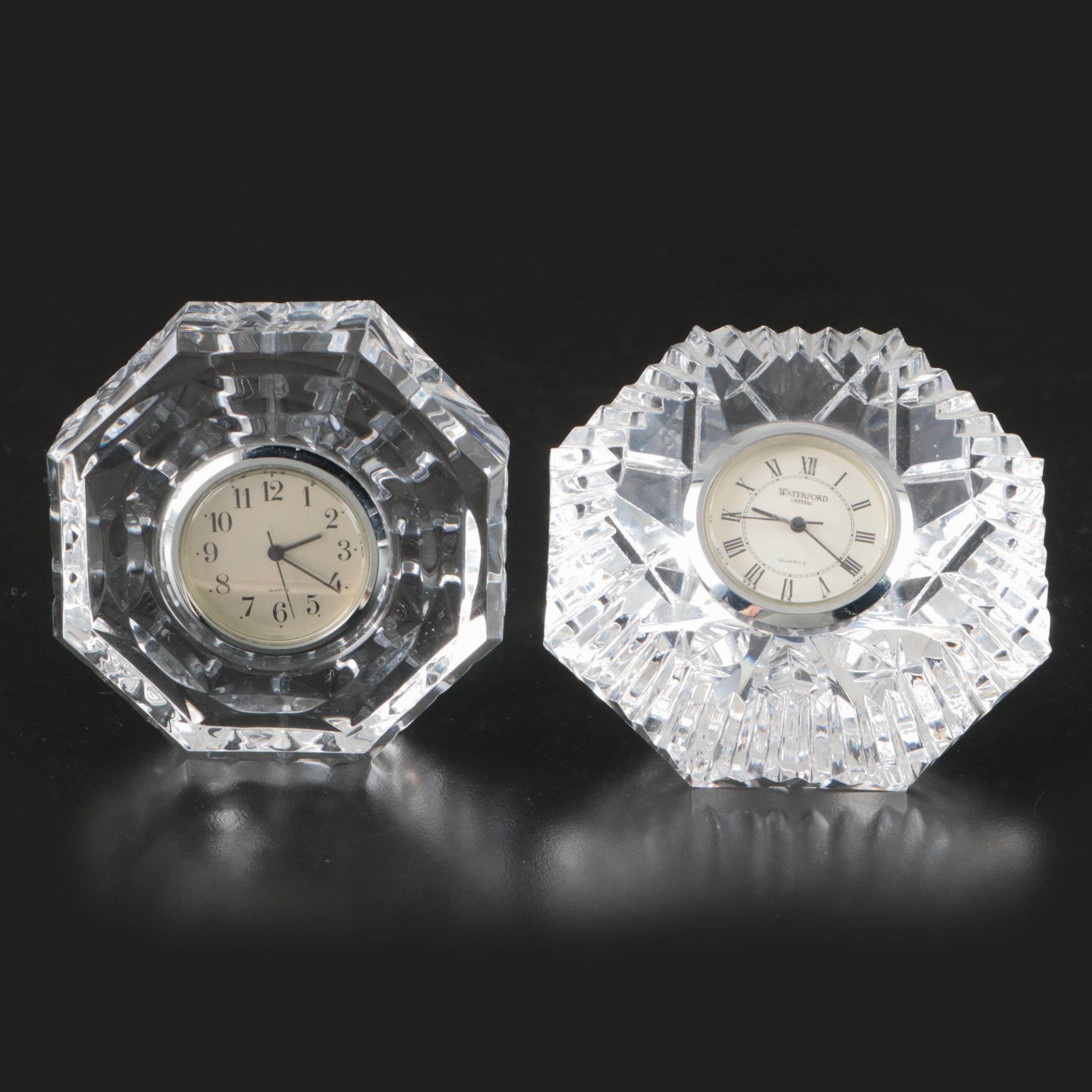 Waterford Crystal Desk Clocks