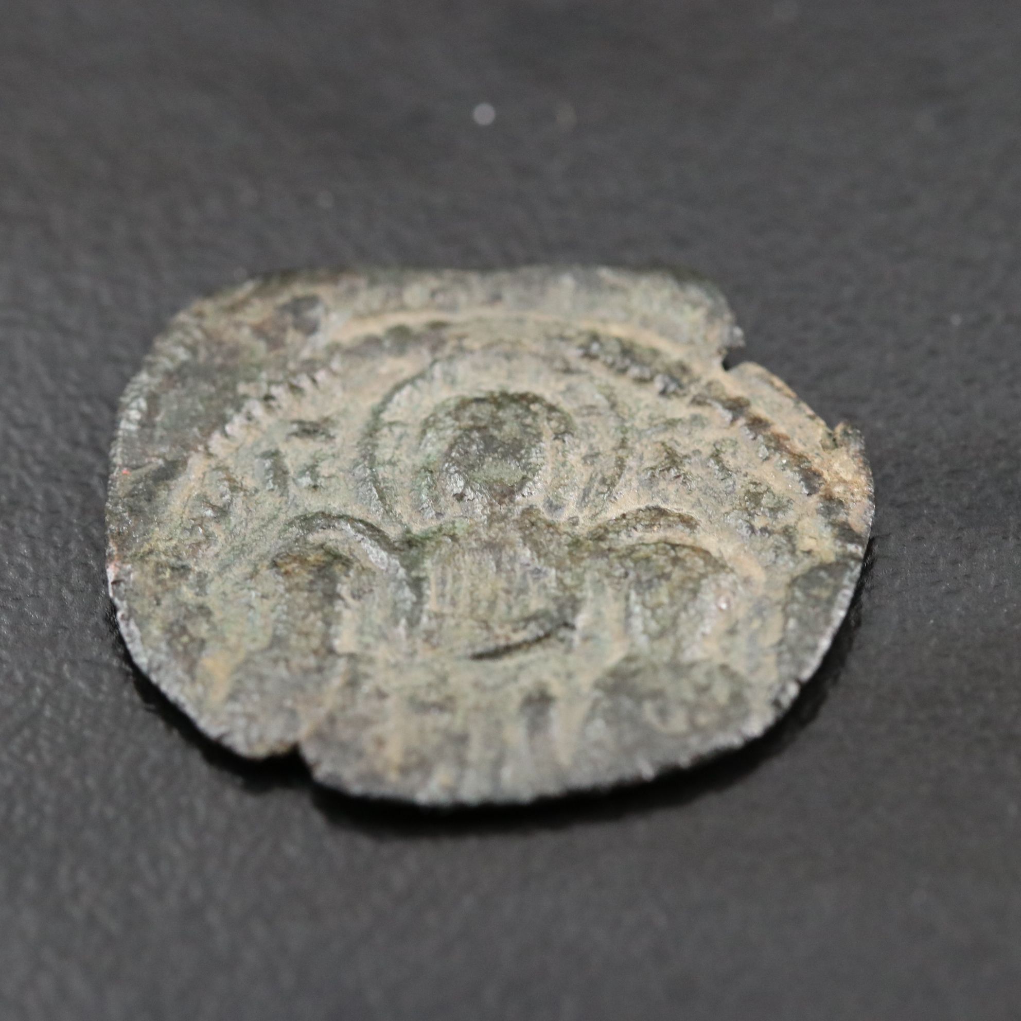 Ancient Byzantine Æ Assarion Coin of Andronicus II, ca. 1295 A.D.