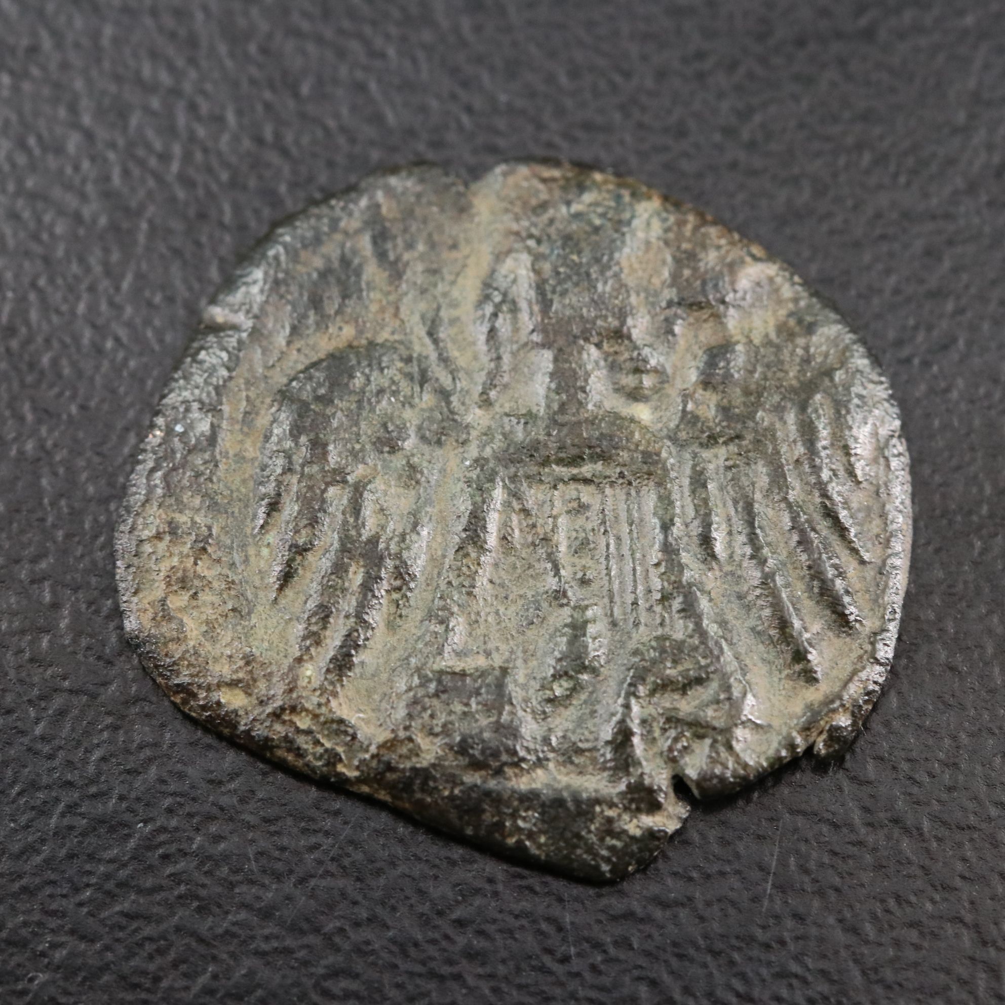 Ancient Byzantine Æ Assarion Coin of Andronicus II, ca. 1295 A.D.