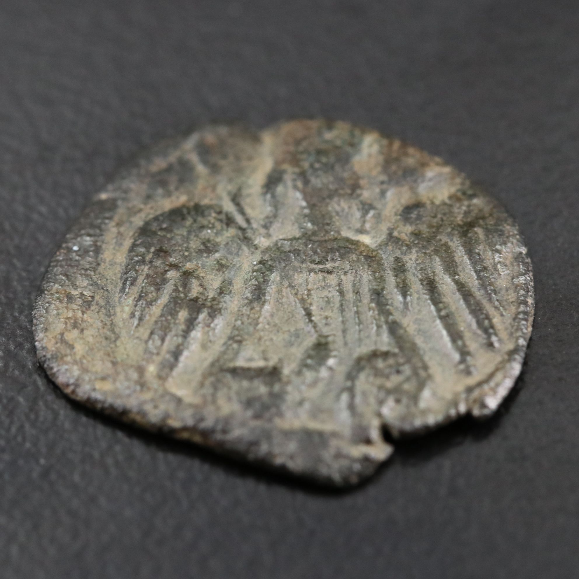Ancient Byzantine Æ Assarion Coin of Andronicus II, ca. 1295 A.D.