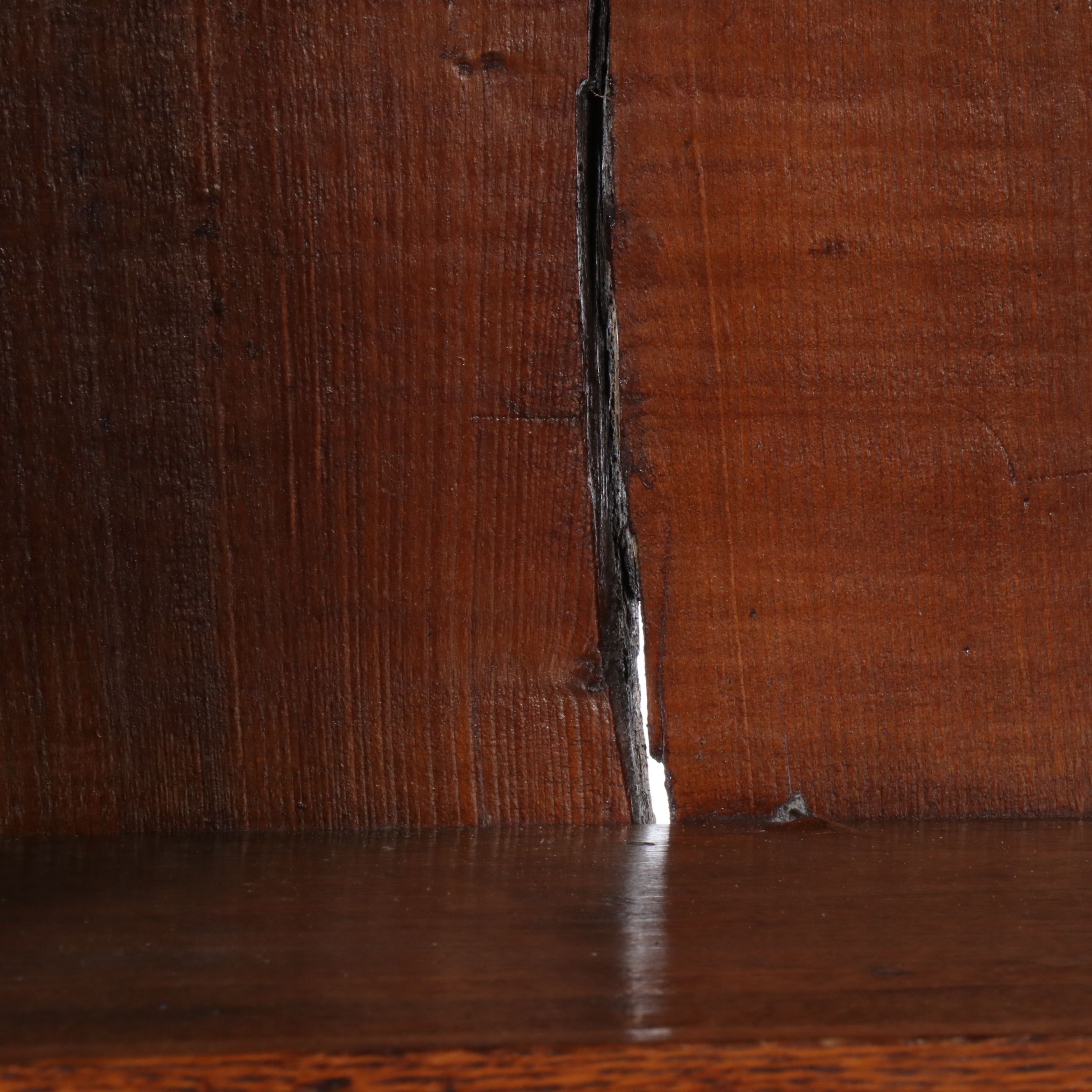 Late Victorian Oak Secretary Desk