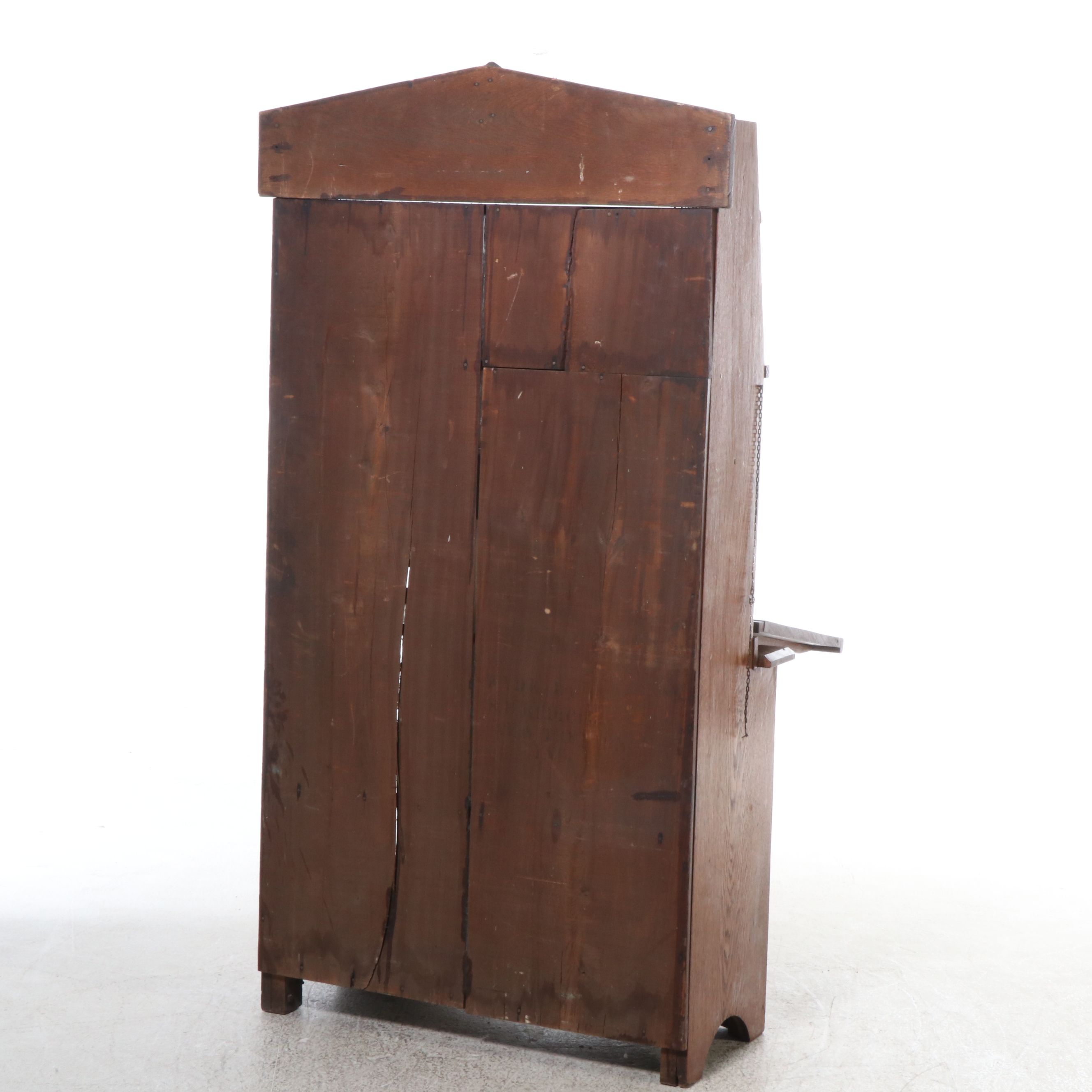 Late Victorian Oak Secretary Desk