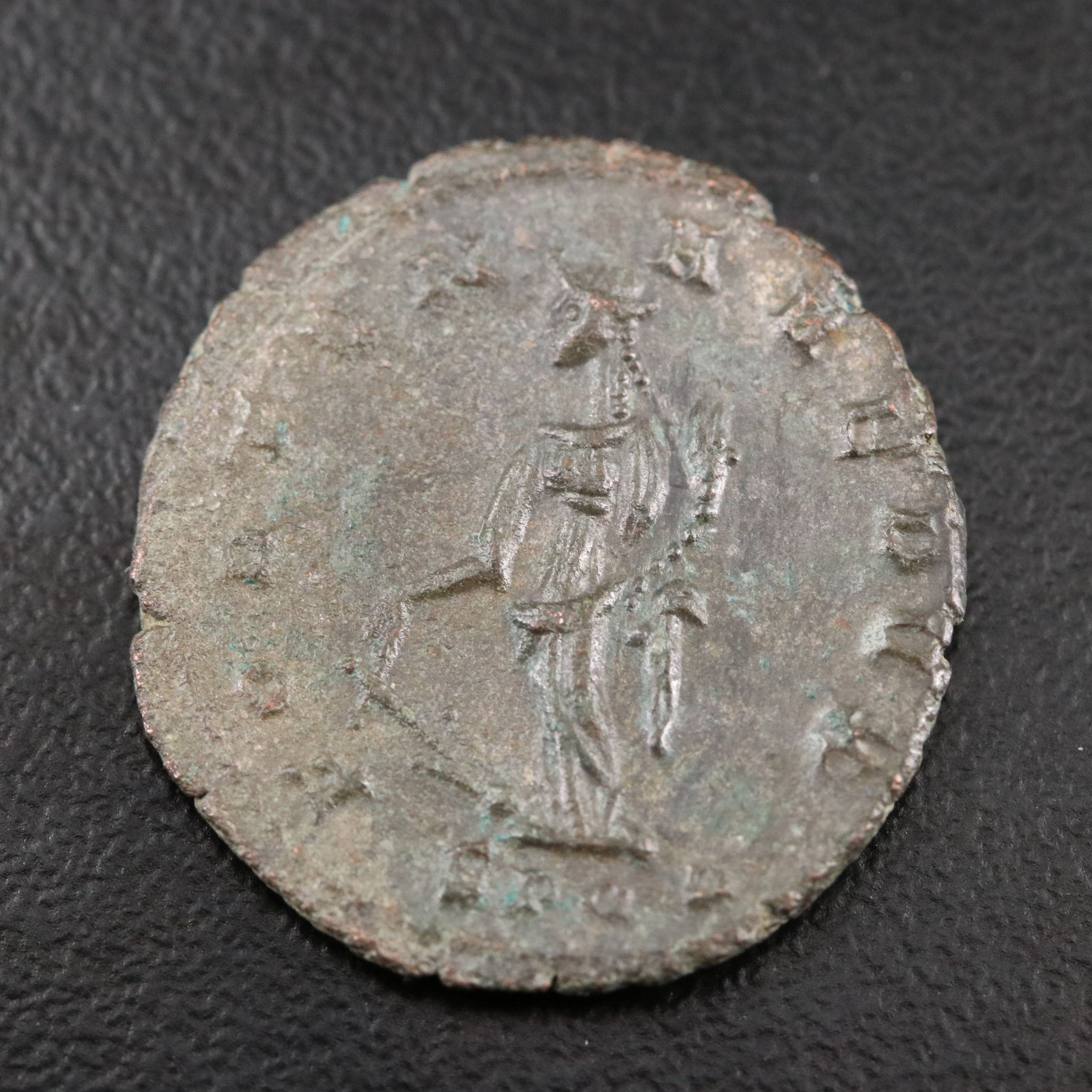 Ancient Roman Imperial Æ Antoninianus Coin of Claudius II, ca. 268 A.D.