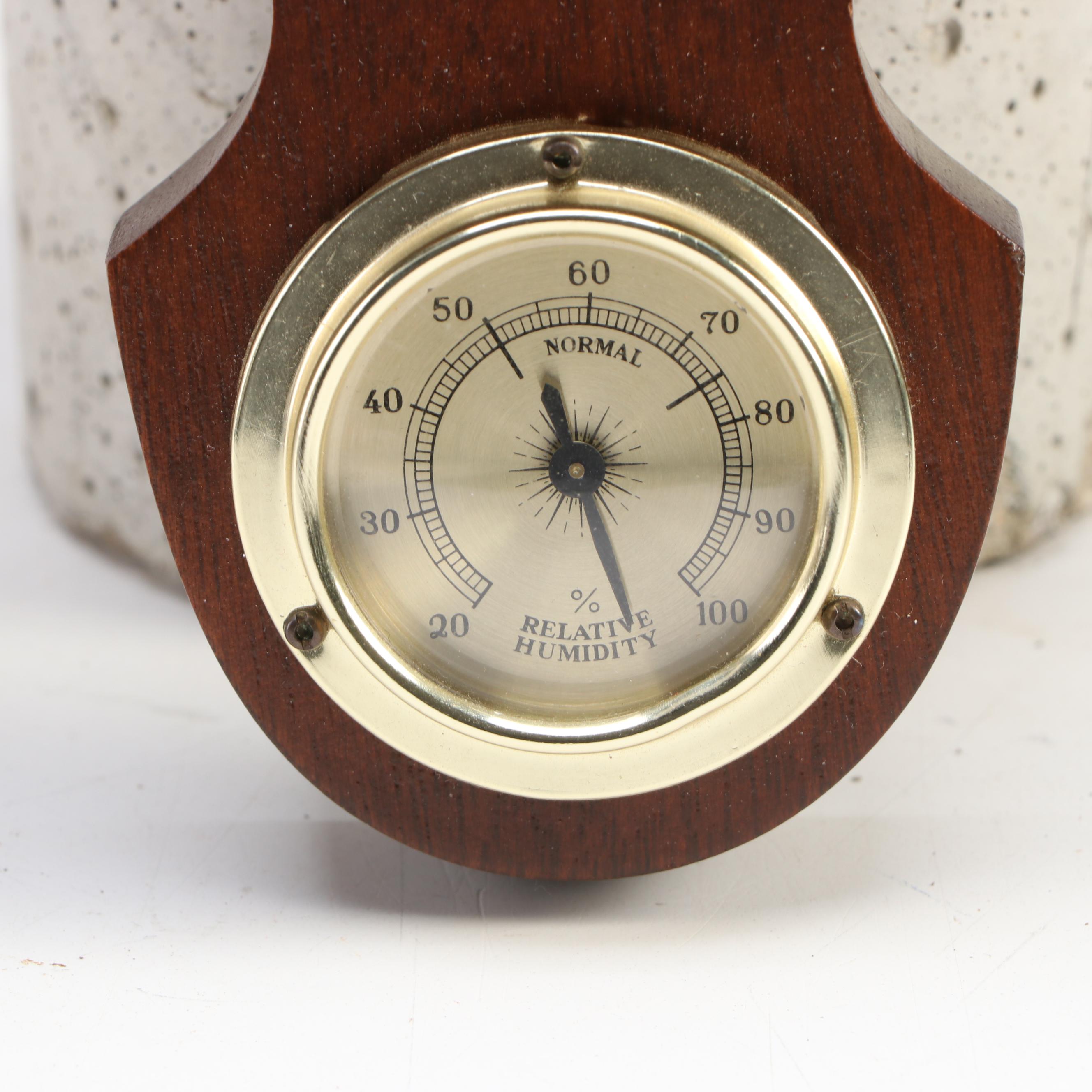 Alton Swiveling Clock and Barometer with Jason Wall Hygrometer and Thermometer
