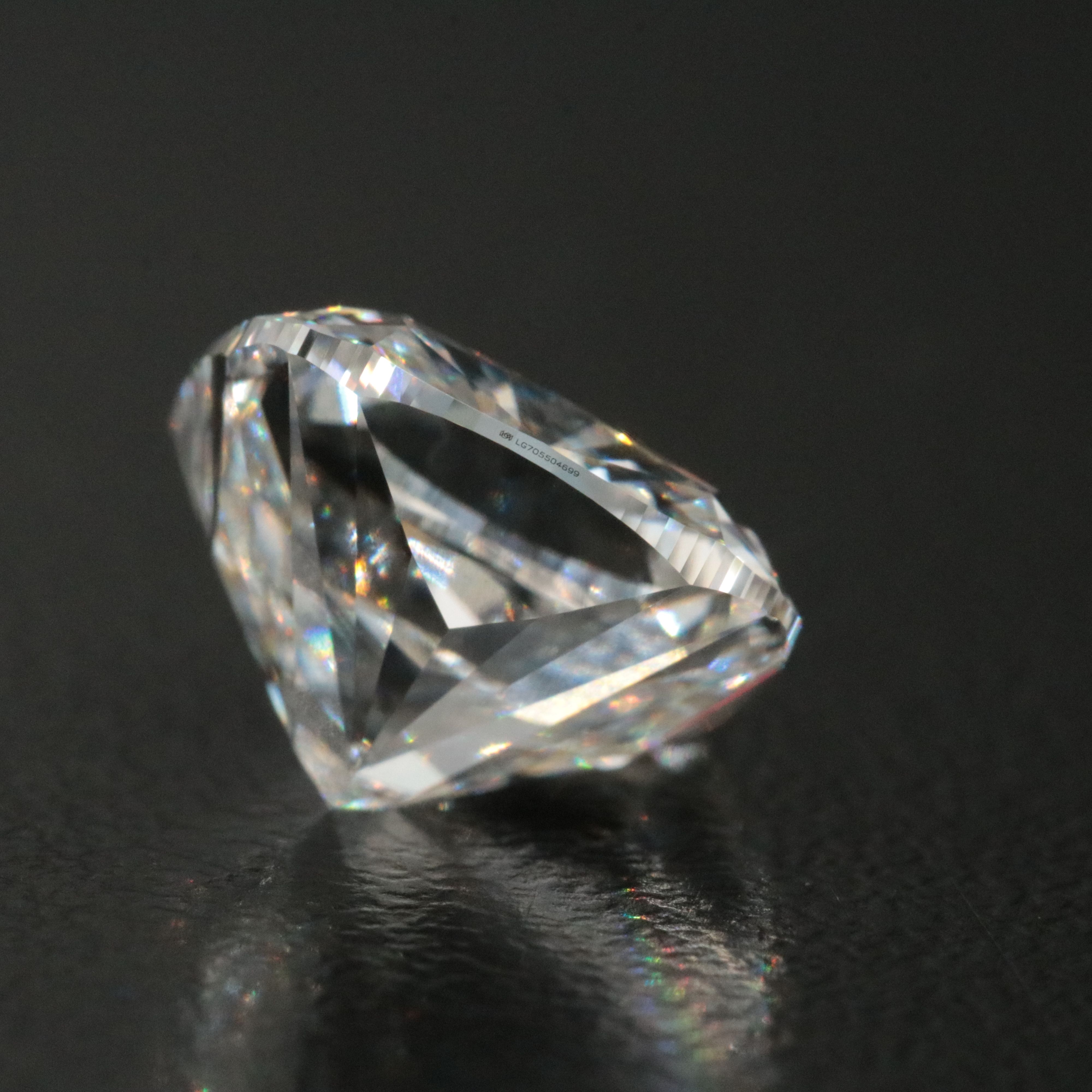 Loose 3.79 CT Lab Grown Diamond with IGI Report