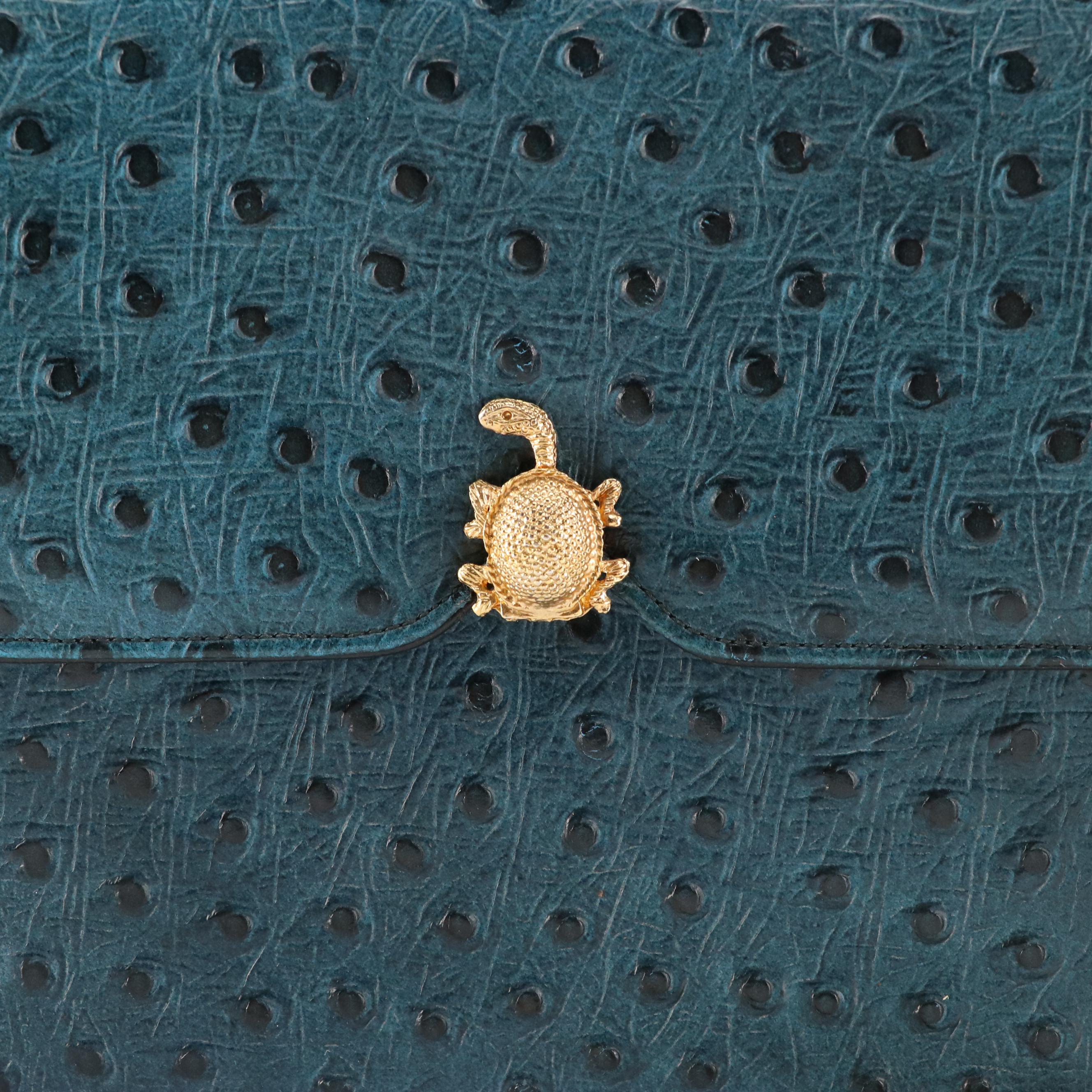 Delill Hand Beaded Strawberry Crossbody with Lou-Ran Embossed Leather Bags