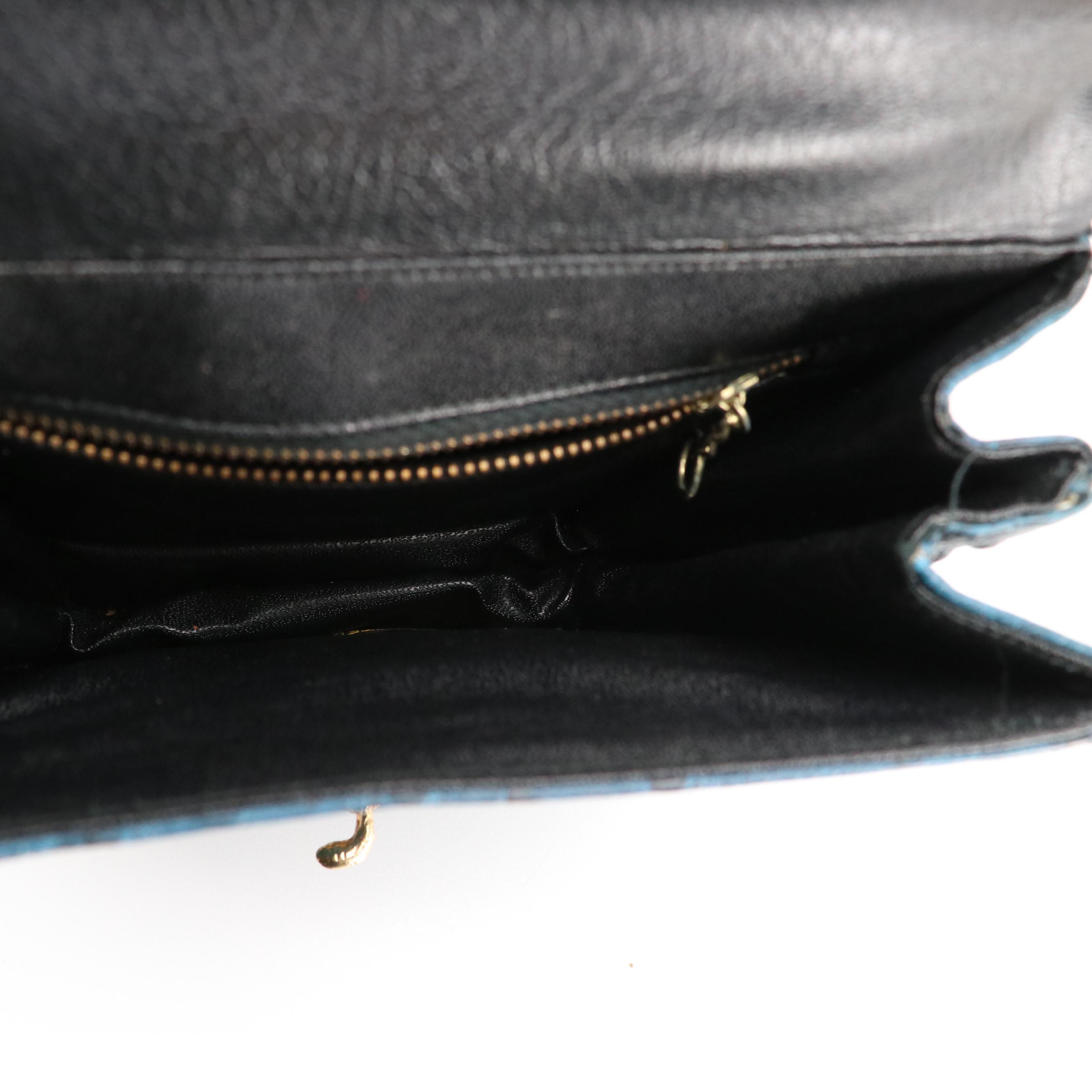 Delill Hand Beaded Strawberry Crossbody with Lou-Ran Embossed Leather Bags