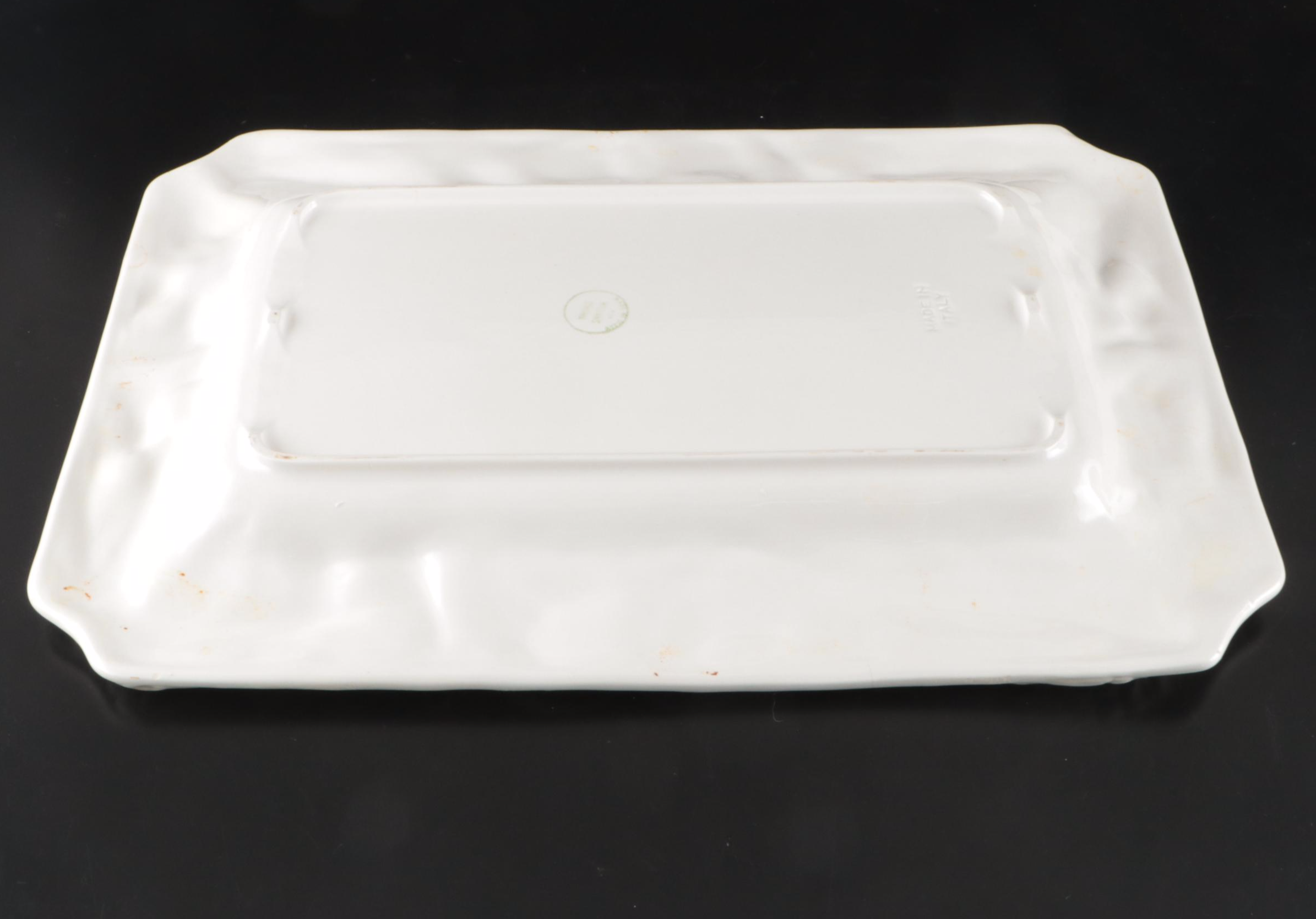 Arthur Wood Pitcher, Italian Relief Serving Dishes and More Dinnerware