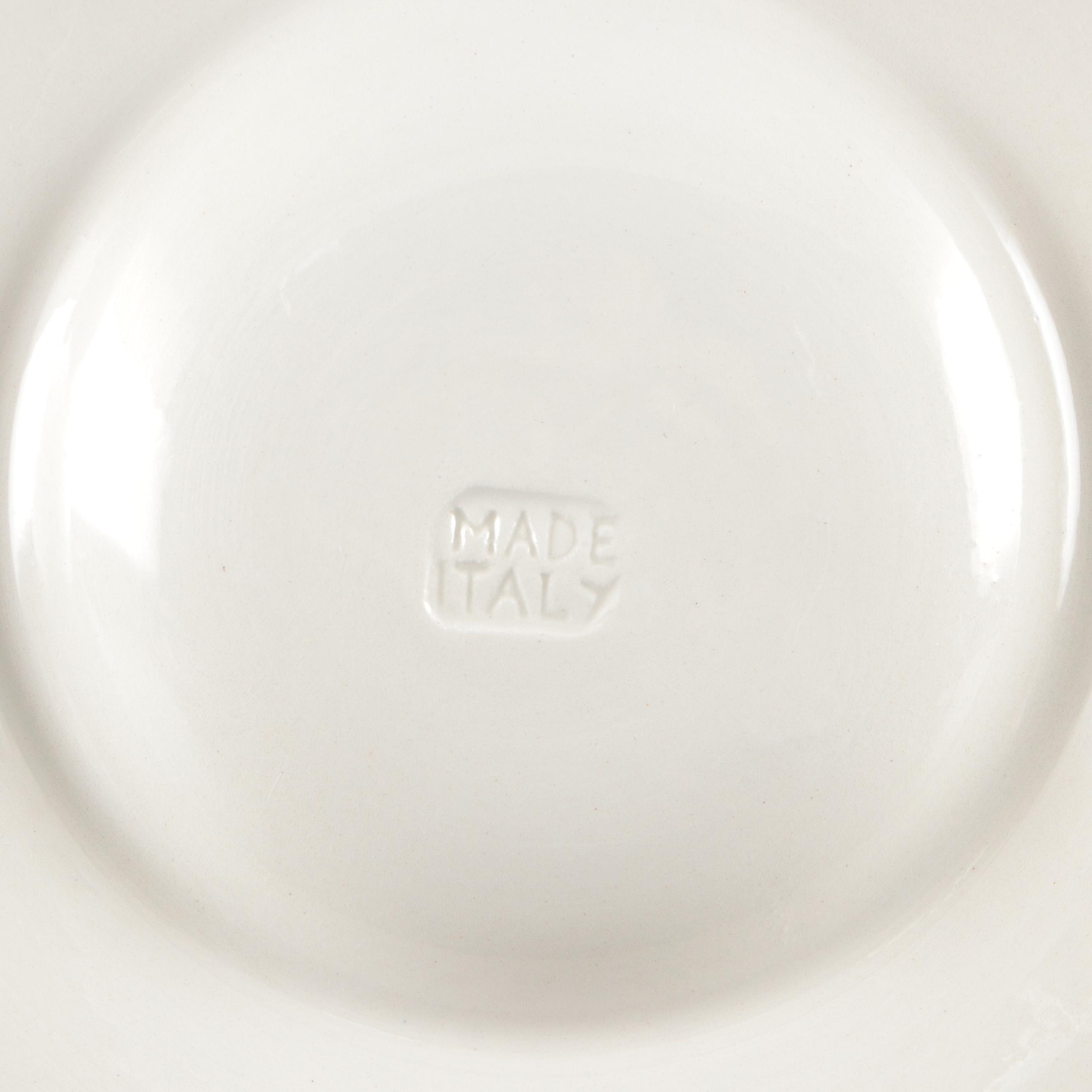 Arthur Wood Pitcher, Italian Relief Serving Dishes and More Dinnerware