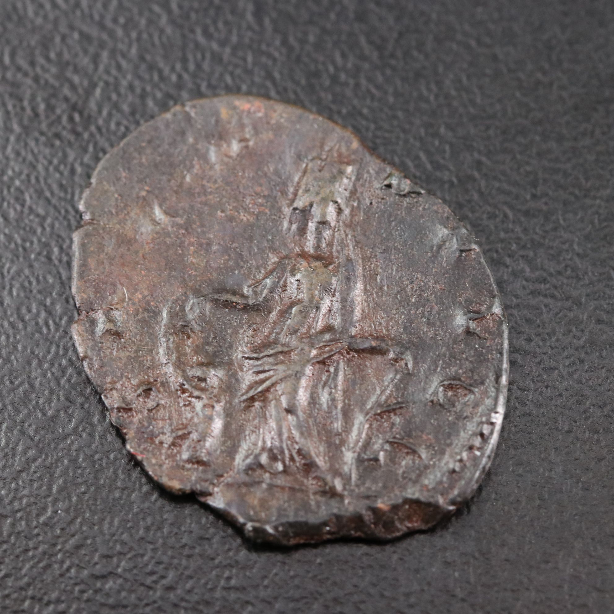 Ancient Roman Imperial Æ Antoninianus Coin of Tetricus, ca. 271 A.D.