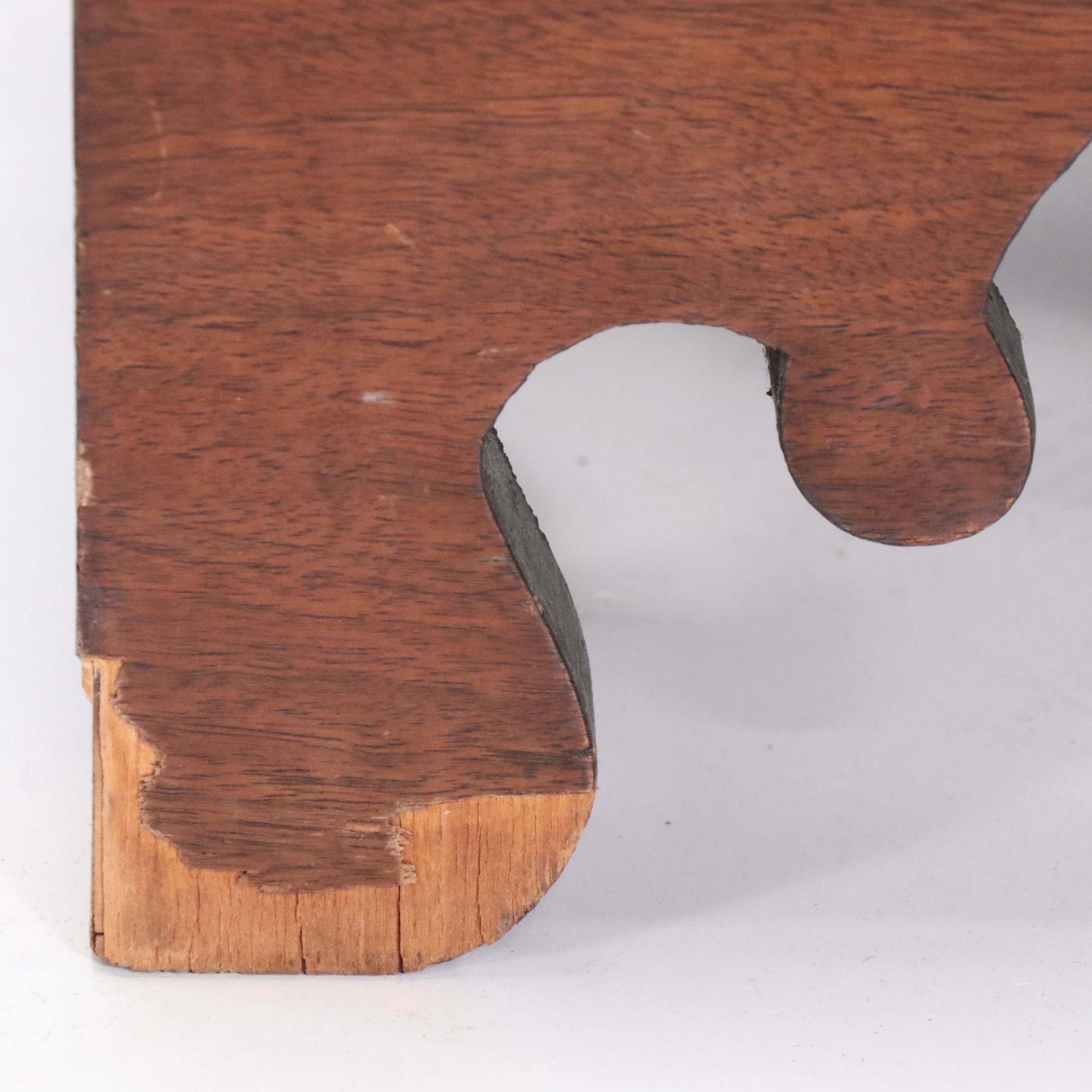 Late Victorian Mahogany Footstool and Side Chair with Valet Stand