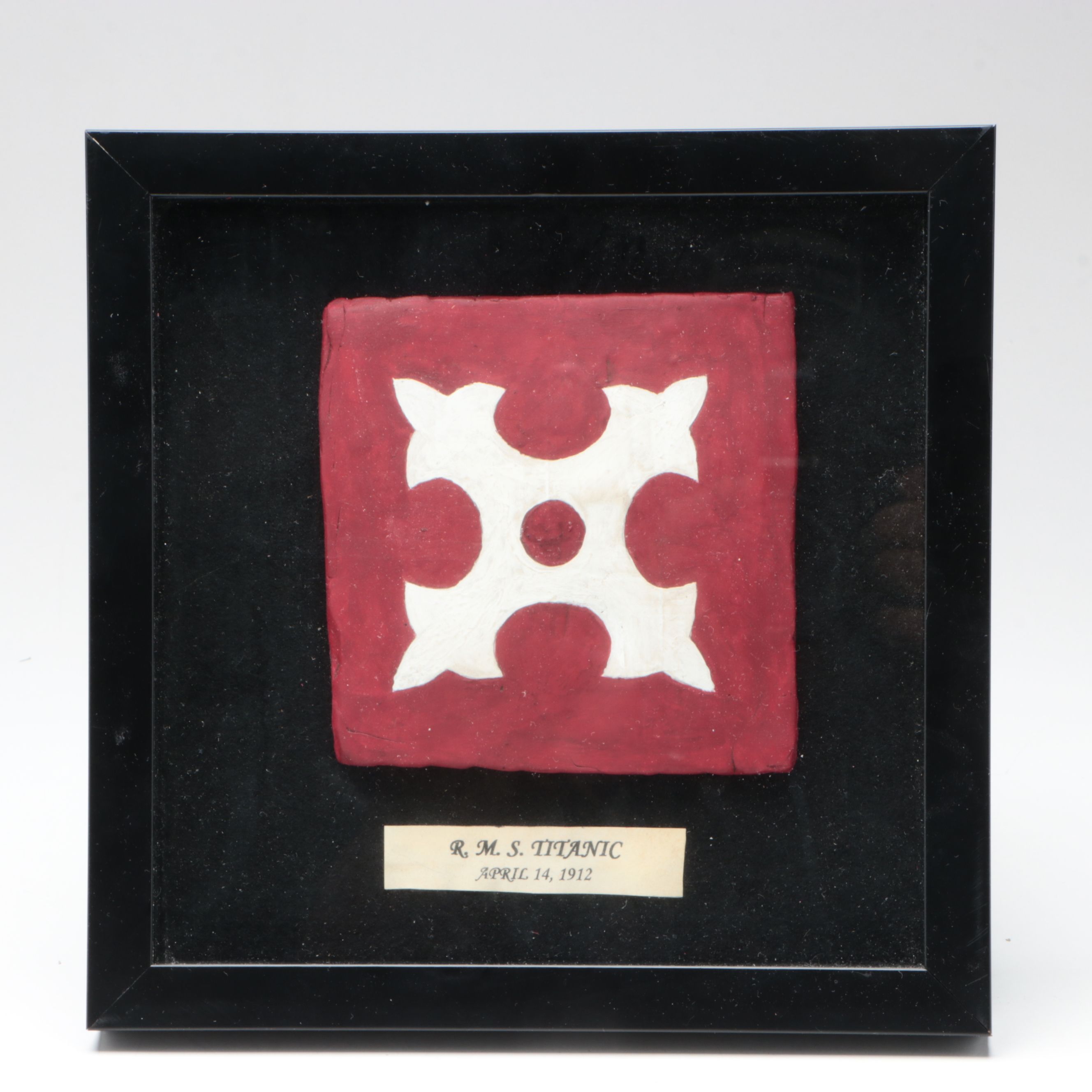 RMS Titanic Tile with Movie Prop Plate, Creamer, Saucer and More