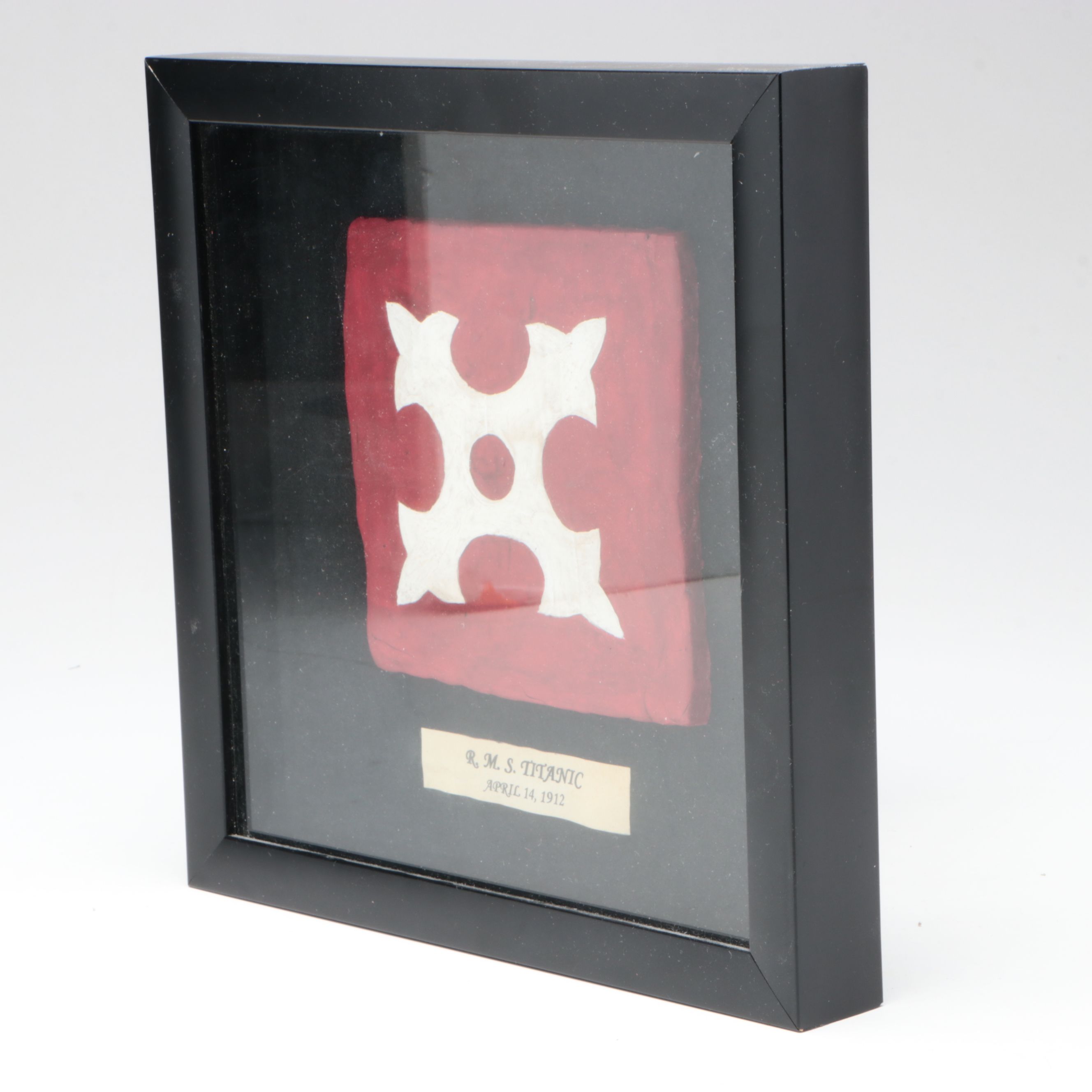 RMS Titanic Tile with Movie Prop Plate, Creamer, Saucer and More