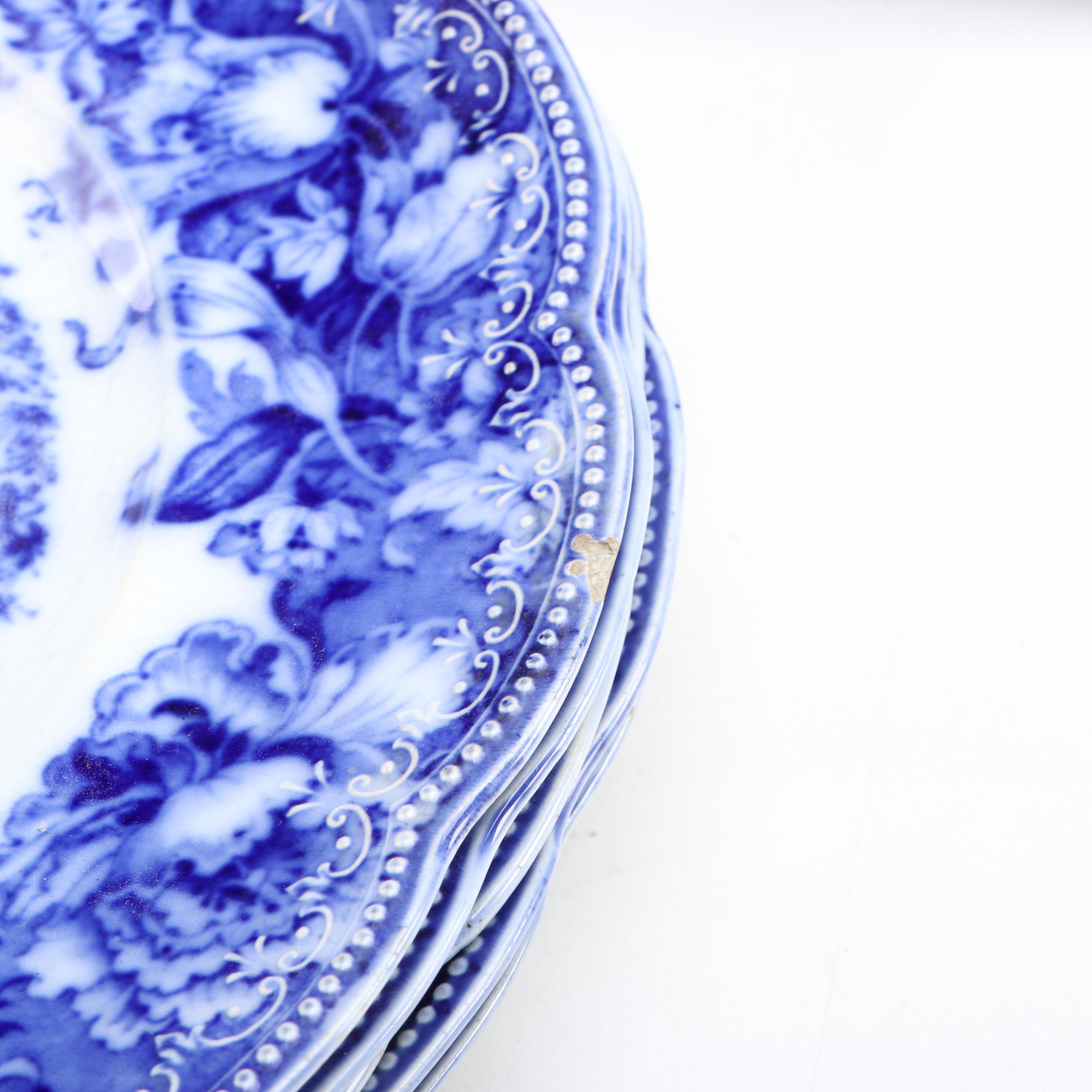 Wedgwood & Co. "Clytie" Semi-Porcelain Dinnerware and Salem China Turkey Platter