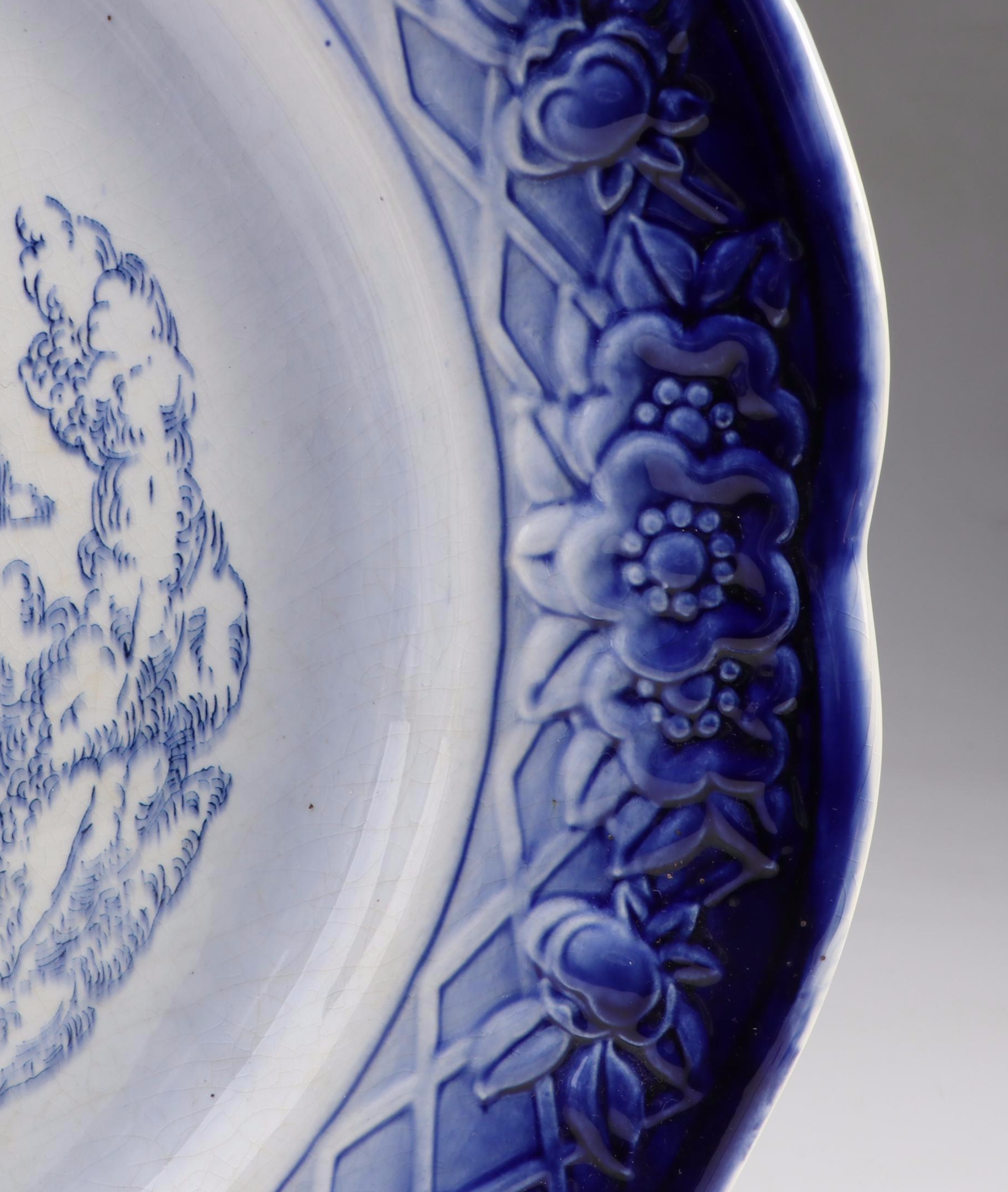 Wedgwood & Co. "Clytie" Semi-Porcelain Dinnerware and Salem China Turkey Platter