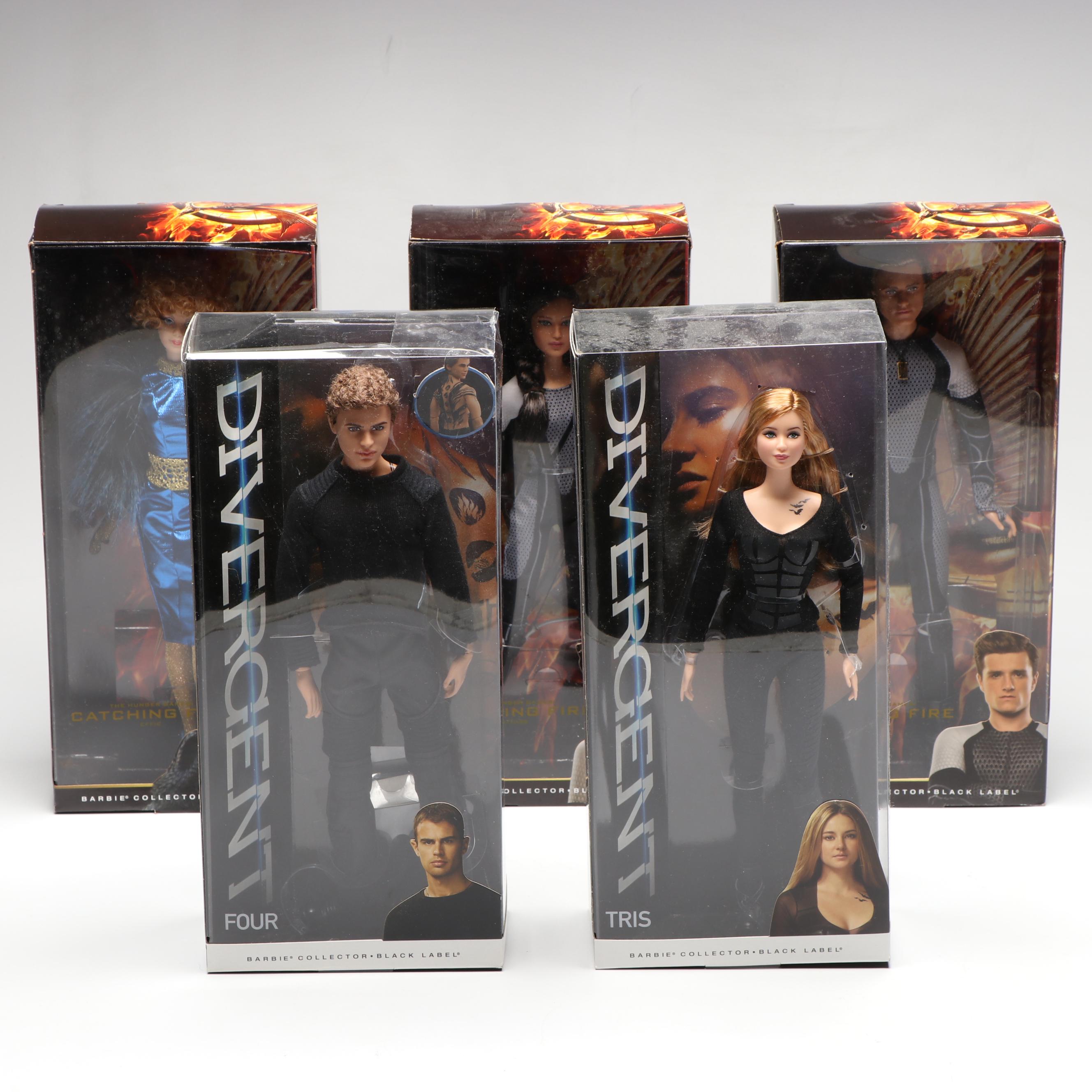 Barbie Black Label "The Hunger Games: Catching Fire" and "Divergent" Dolls