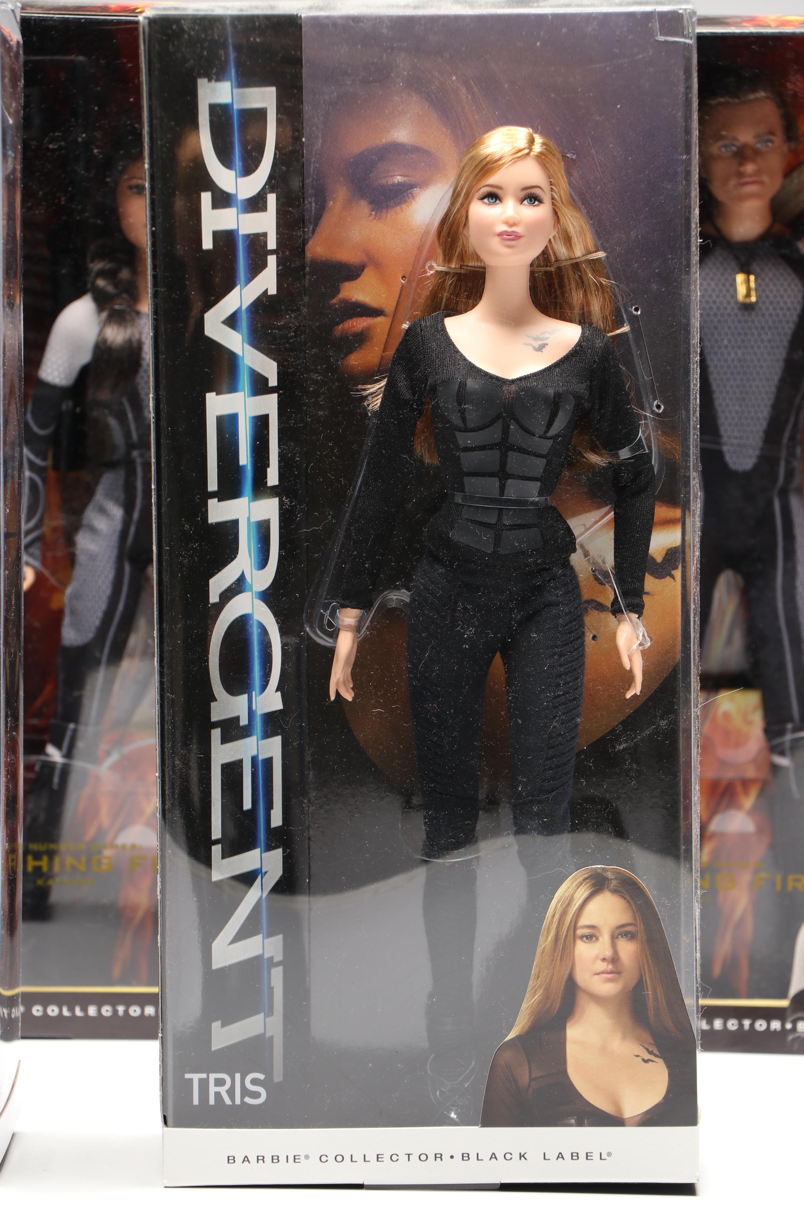 Barbie Black Label "The Hunger Games: Catching Fire" and "Divergent" Dolls
